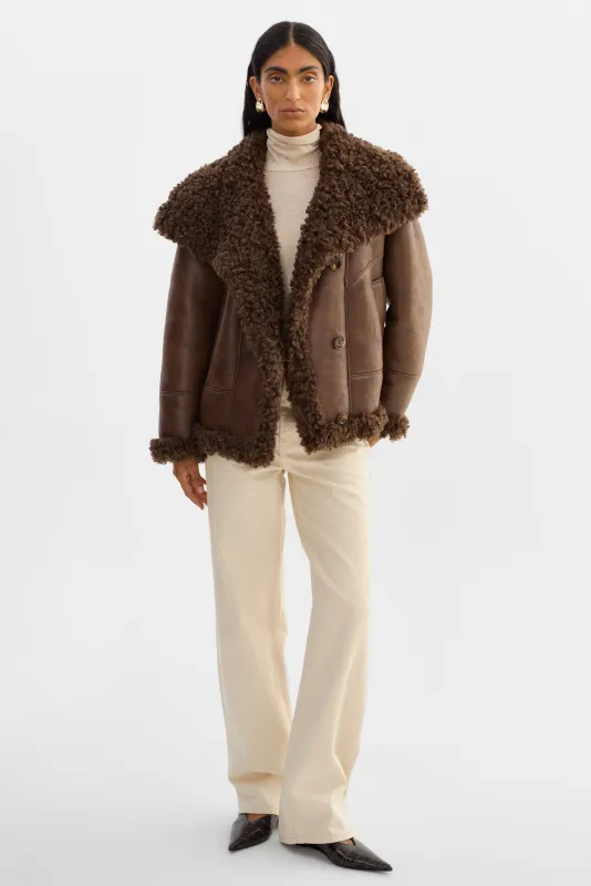 DEMI | Faux Shearling Coat sold by La Marque