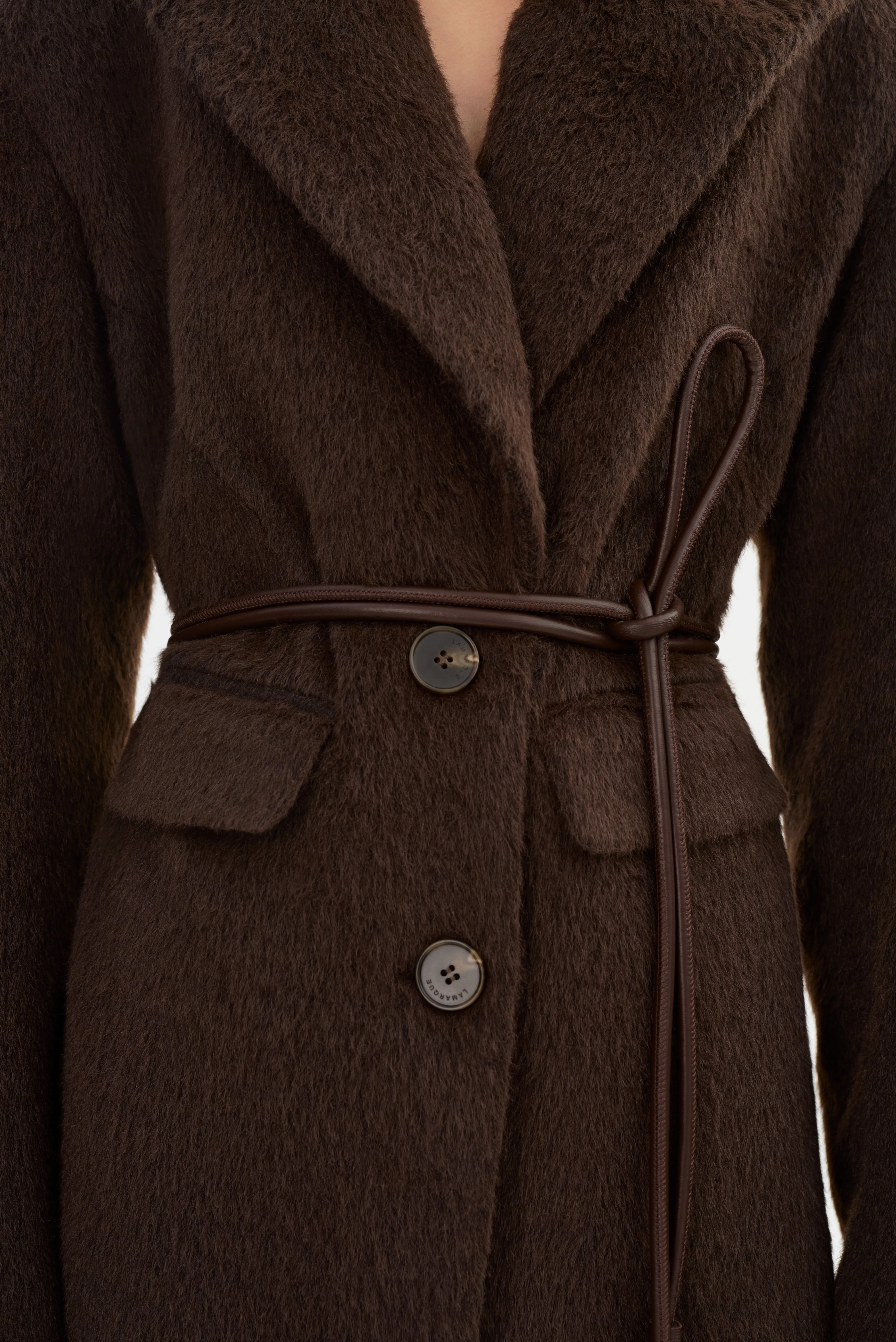 AALIYAH | Textured Hourglass Coat sold by LAMARQUE product image thumbnail 3