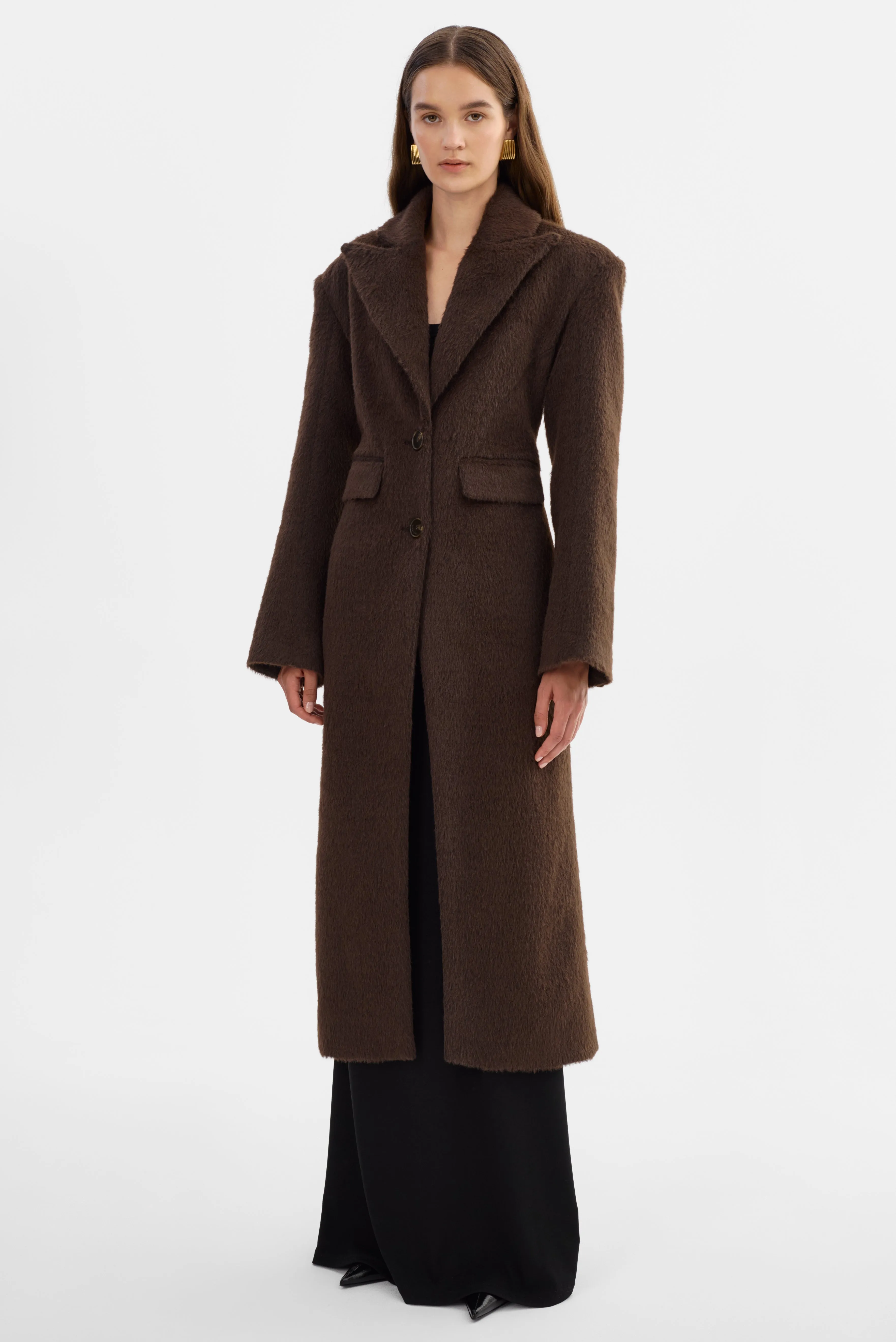 AALIYAH | Textured Hourglass Coat sold by LAMARQUE product image thumbnail 2