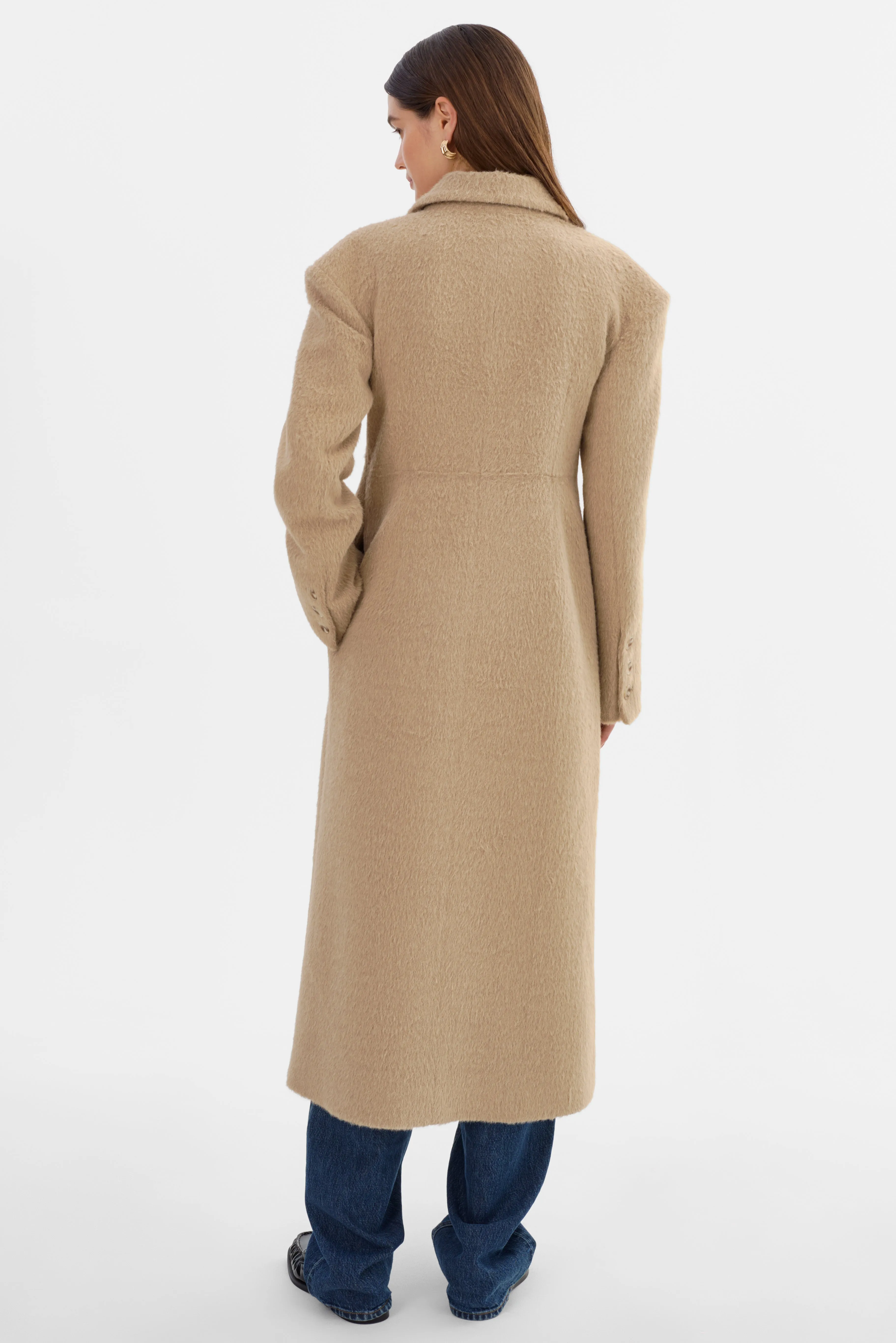 AALIYAH | Textured Hourglass Coat sold by LAMARQUE product image thumbnail 5
