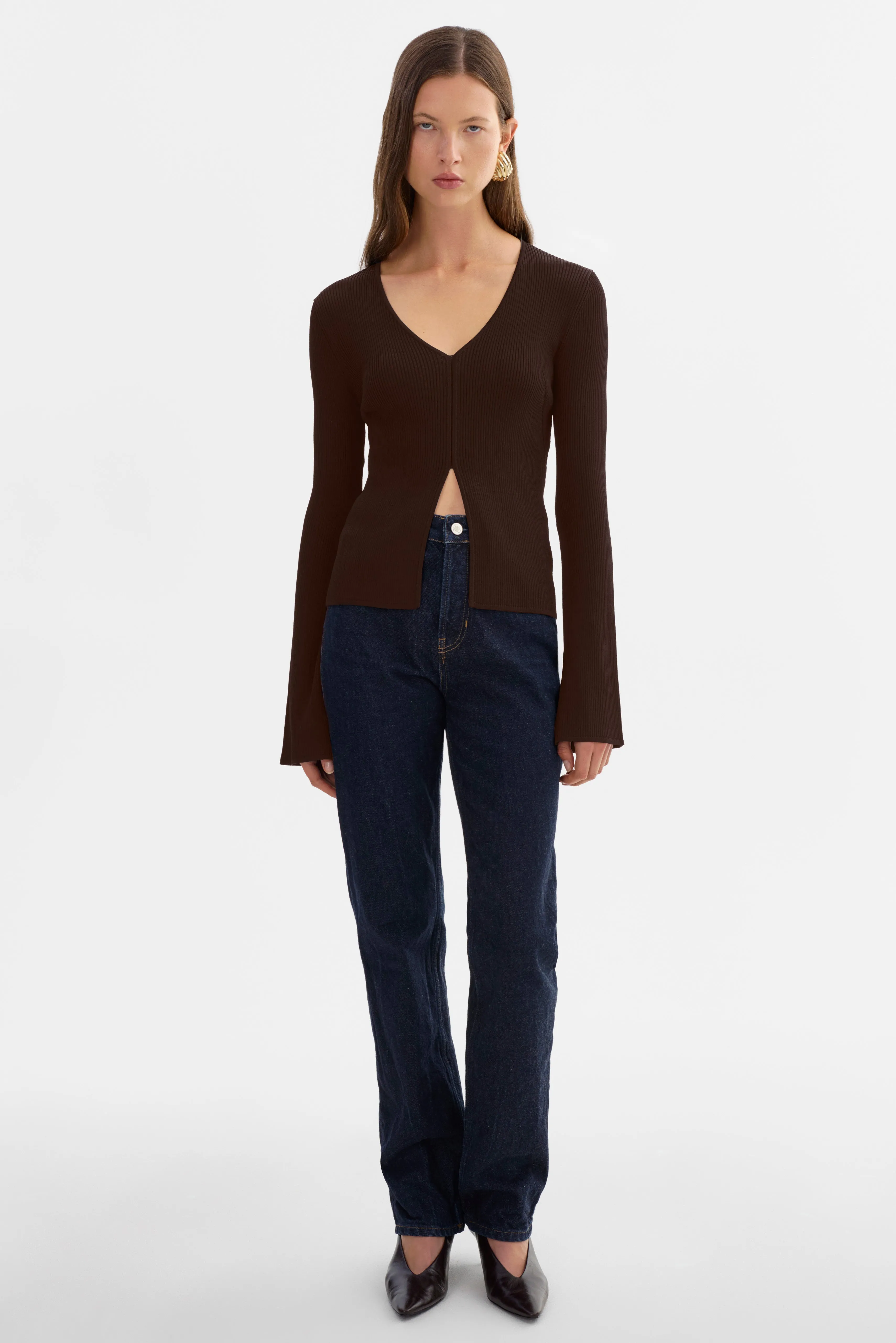 ARACELLI | Ribbed Knit Top sold by LAMARQUE product image thumbnail 2