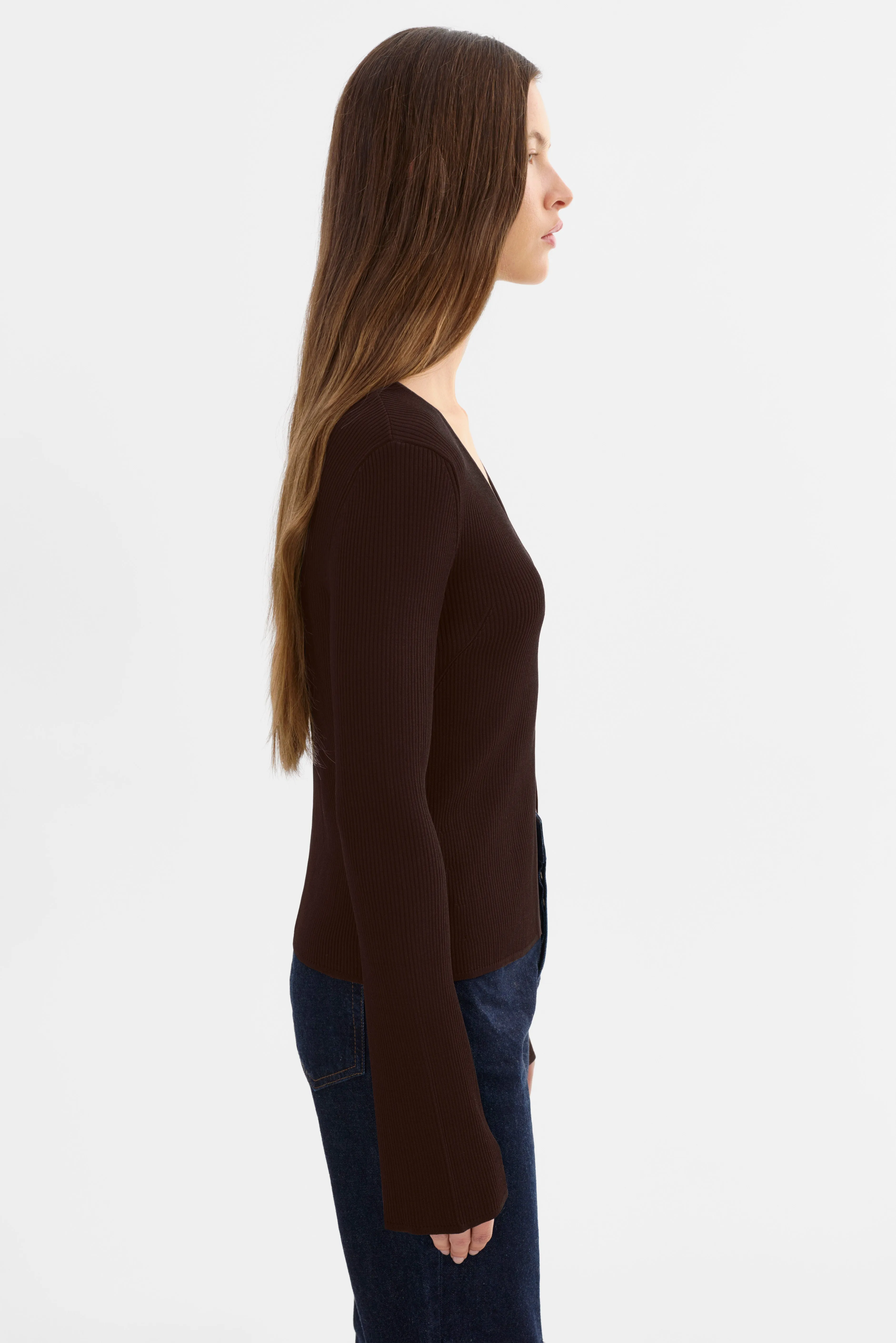 ARACELLI | Ribbed Knit Top sold by LAMARQUE product image thumbnail 3