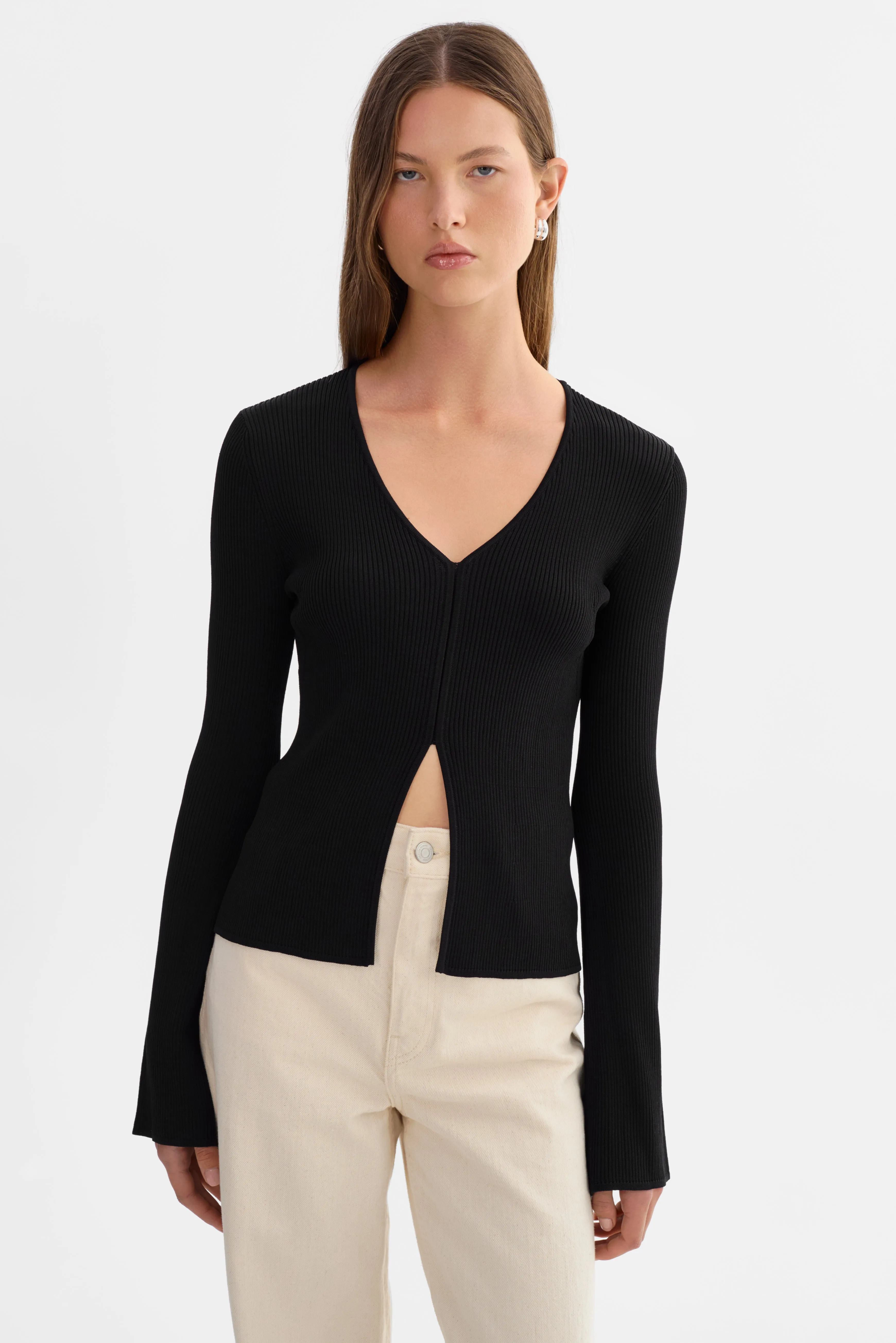 ARACELLI | Ribbed Knit Top sold by LAMARQUE product image thumbnail 2
