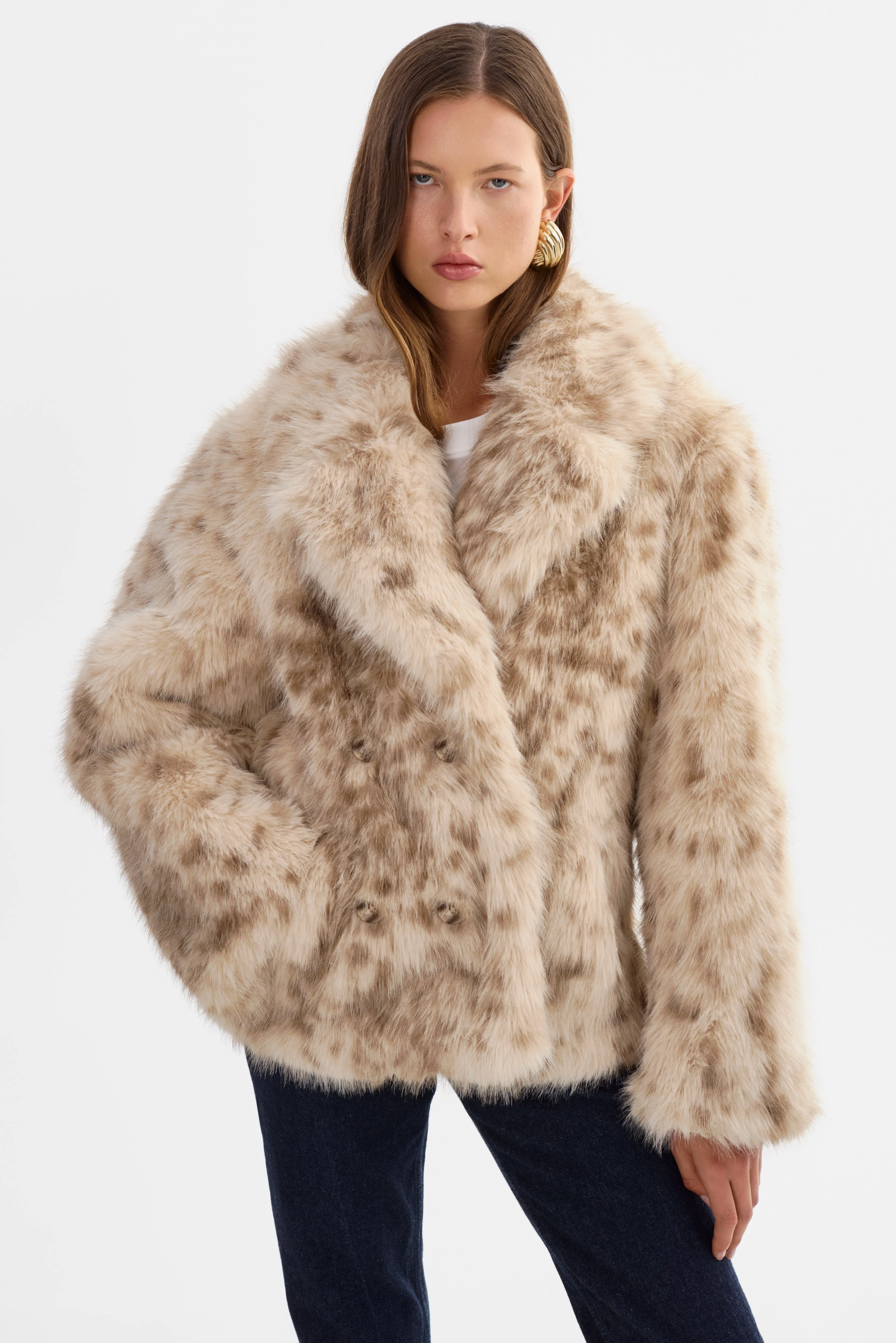 RAVENNA | Faux Fur Coat sold by LAMARQUE product image thumbnail 3