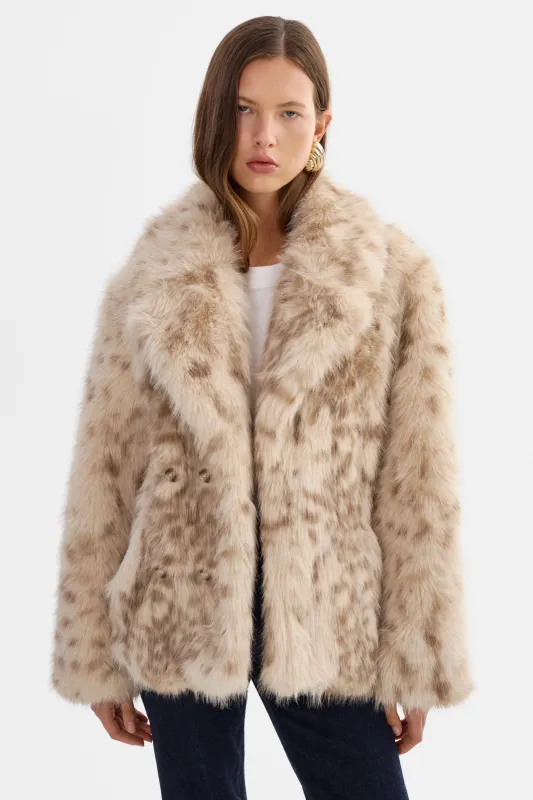 RAVENNA | Faux Fur Coat made by LAMARQUE