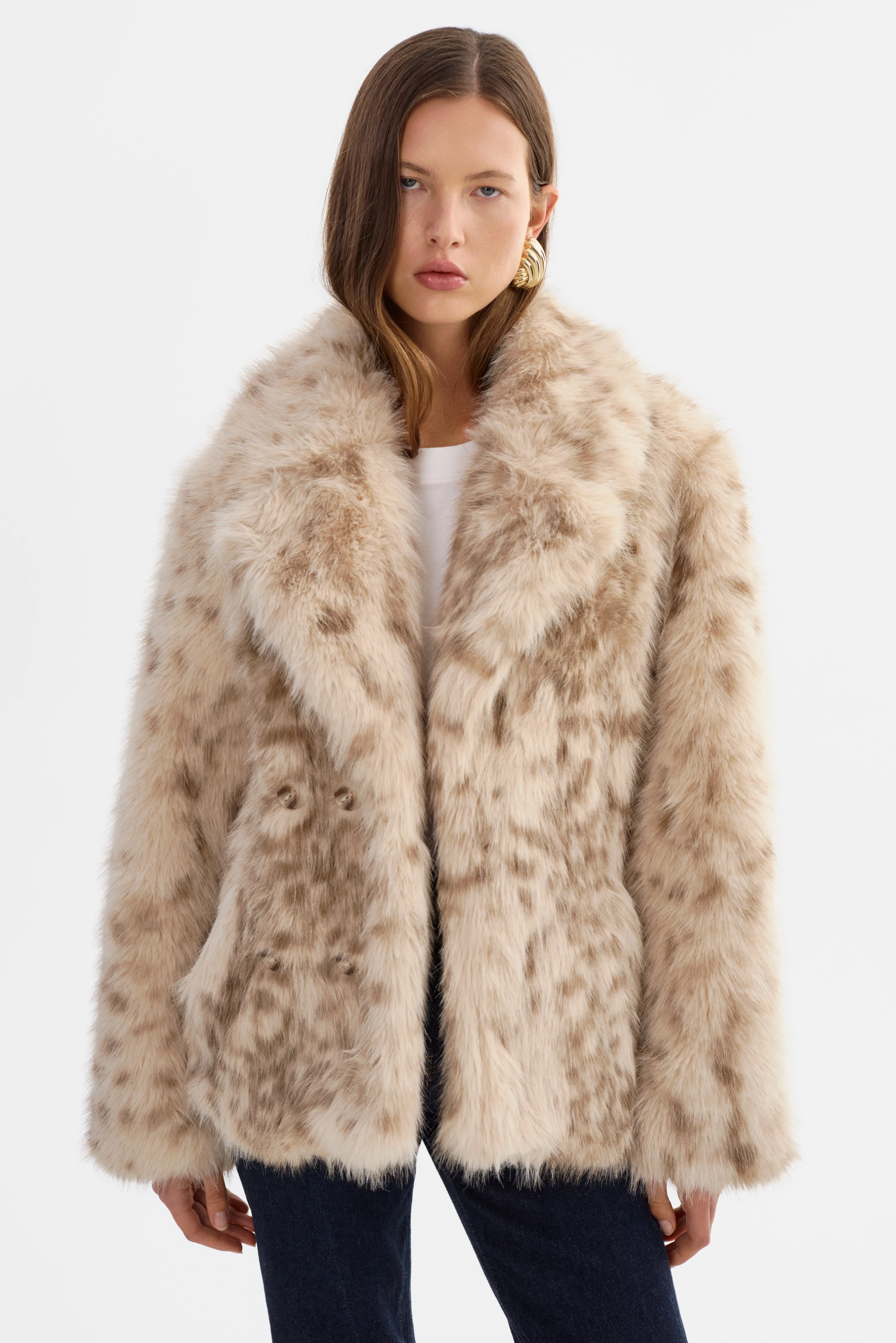 RAVENNA | Faux Fur Coat sold by LAMARQUE