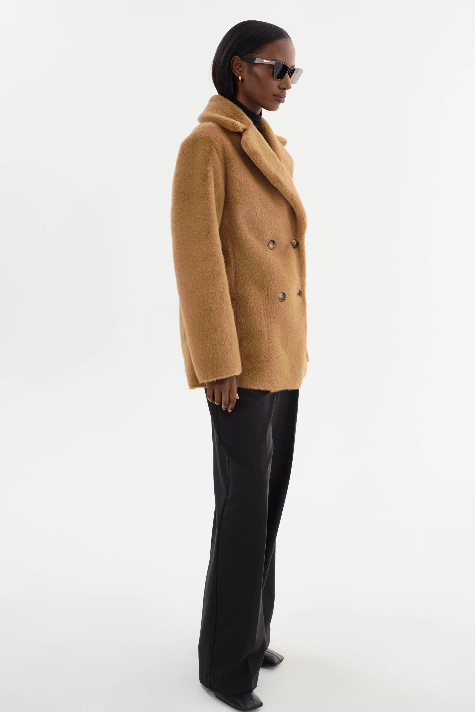 CAMILLE | Faux Shearling Reversible Coat sold by LAMARQUE product image thumbnail 3