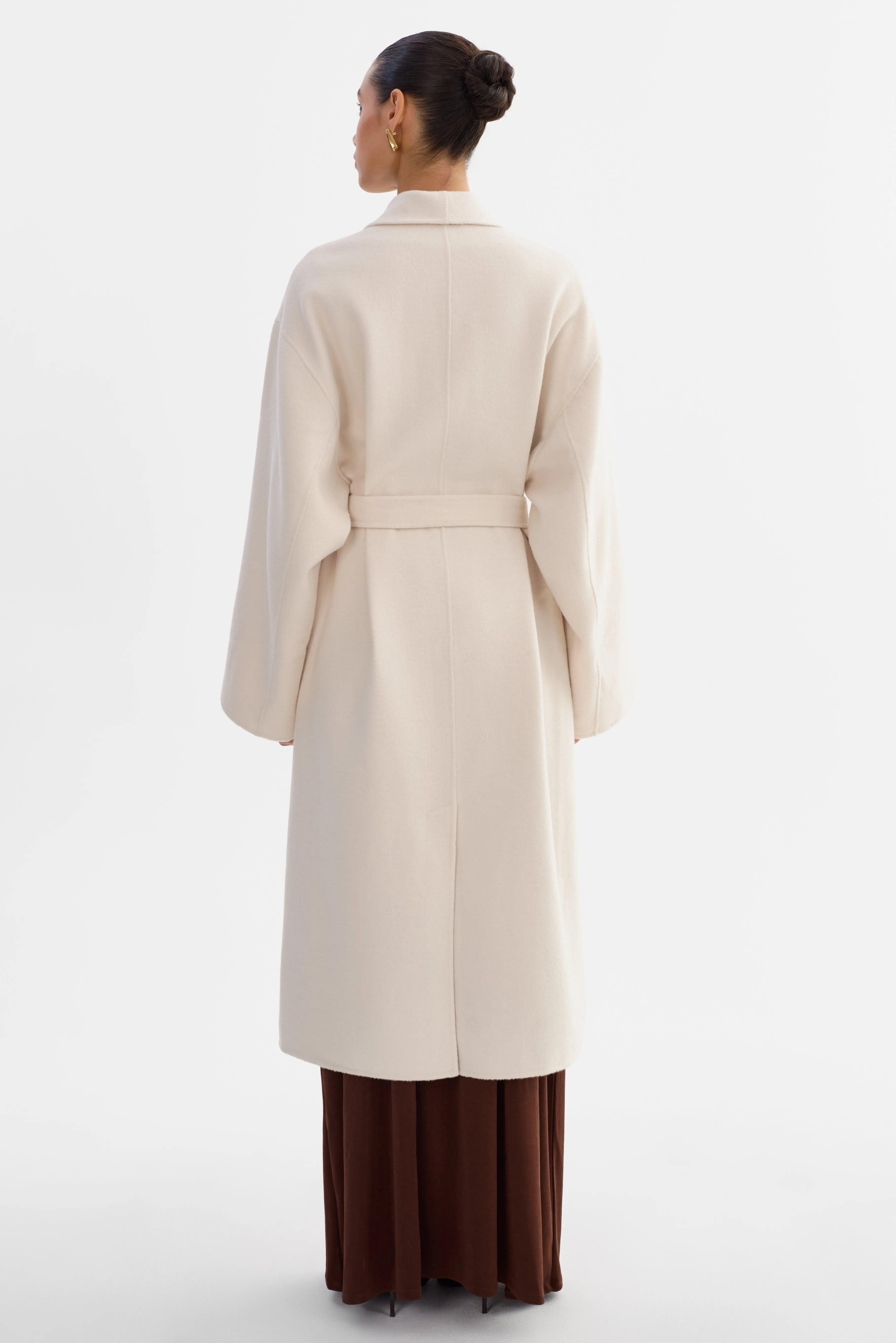 COREEN | Belted Wool Maxi Coat sold by LAMARQUE product image thumbnail 4