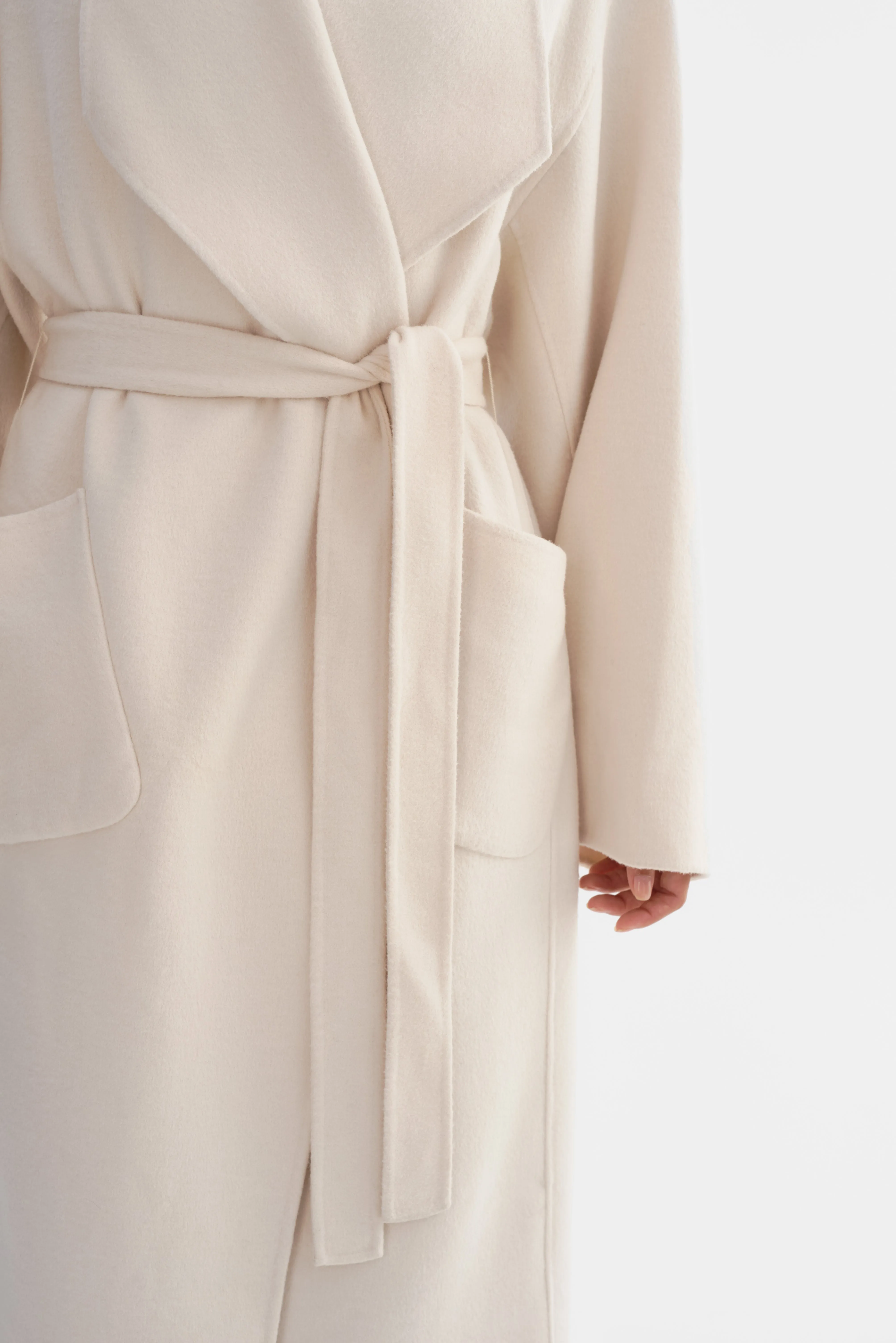 COREEN | Belted Wool Maxi Coat sold by LAMARQUE product image thumbnail 5