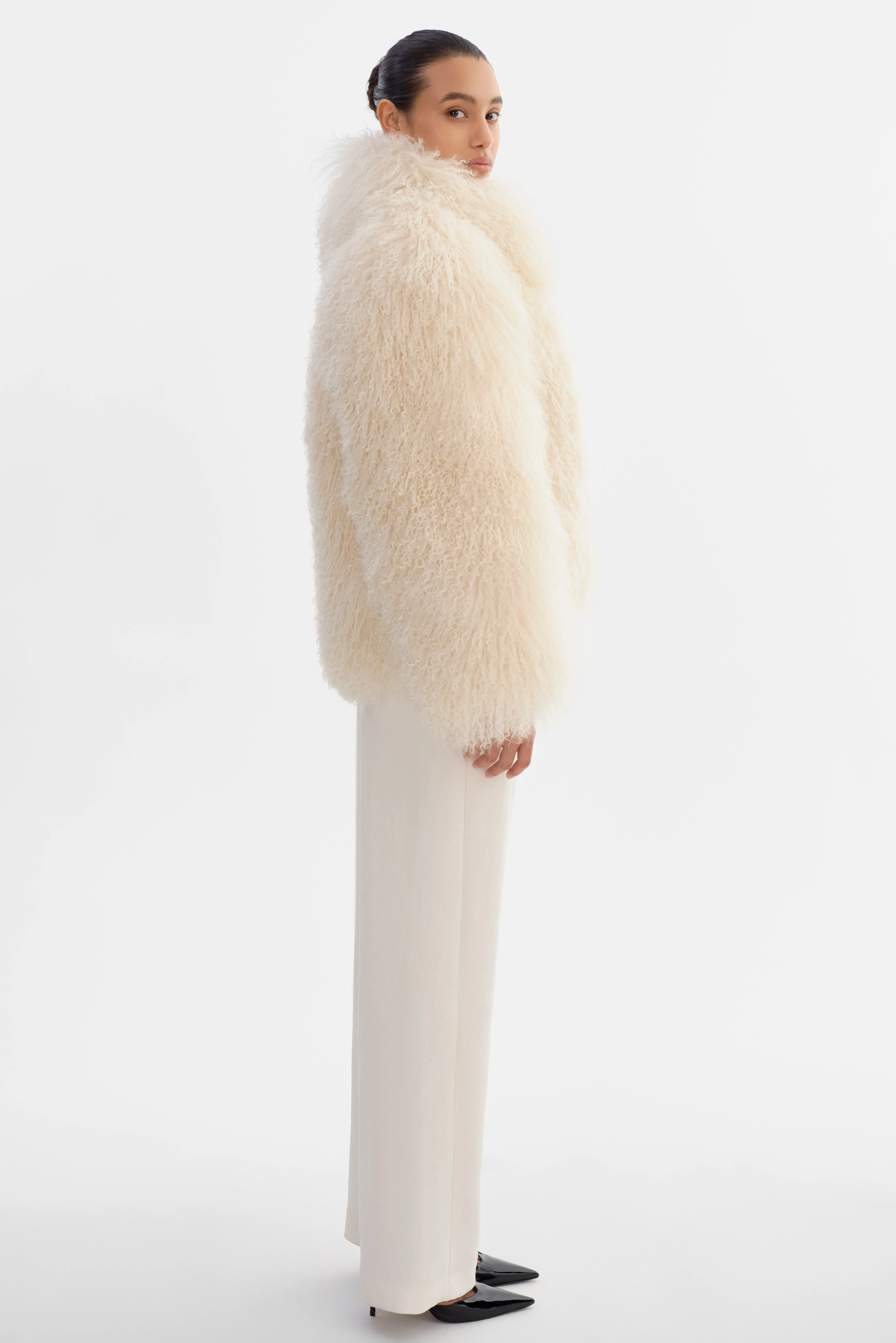 BIANCA | Mongolian Shearling Jacket sold by LAMARQUE product image thumbnail 5