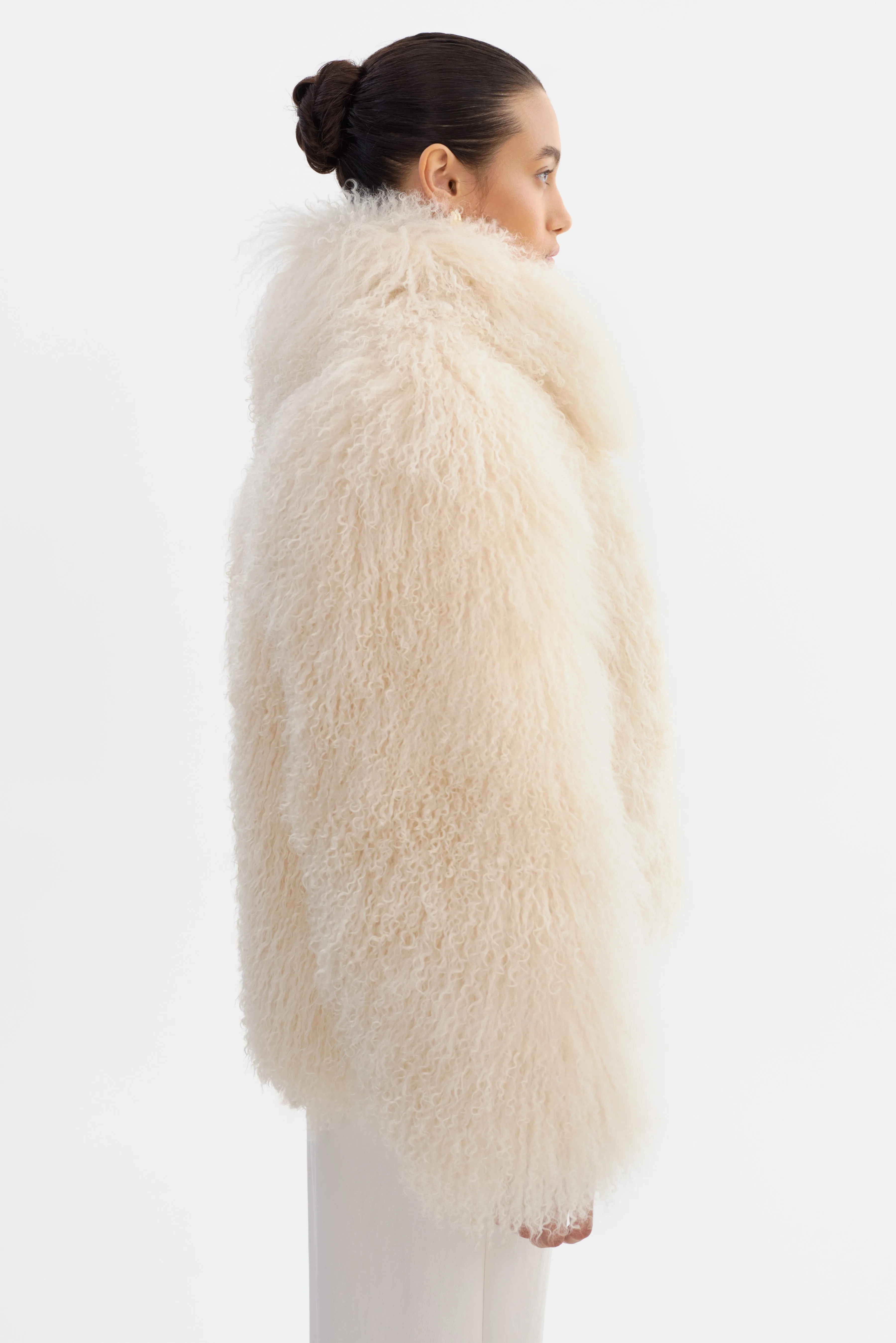 BIANCA | Mongolian Shearling Jacket sold by LAMARQUE product image thumbnail 3