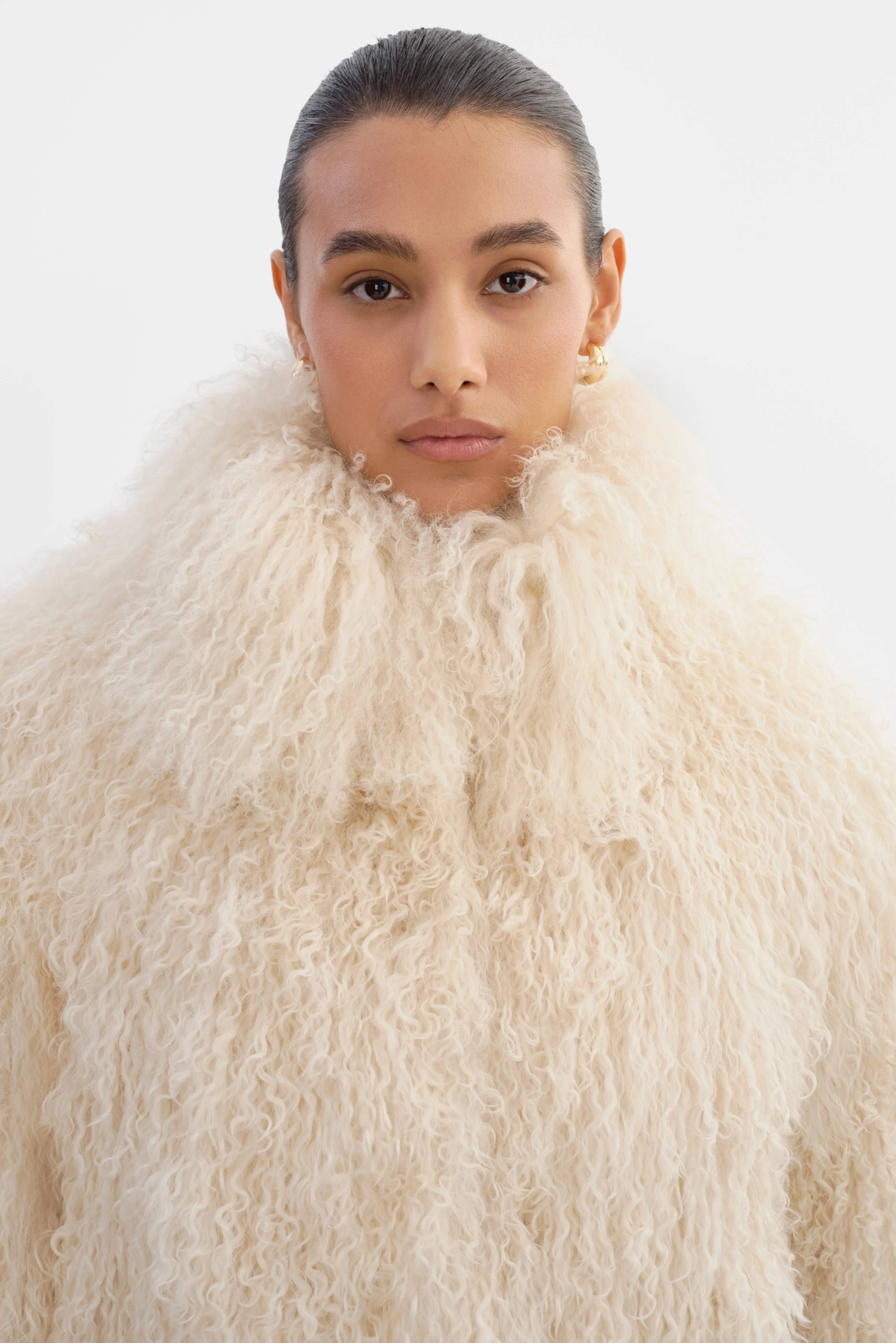 BIANCA | Mongolian Shearling Jacket sold by LAMARQUE product image thumbnail 4