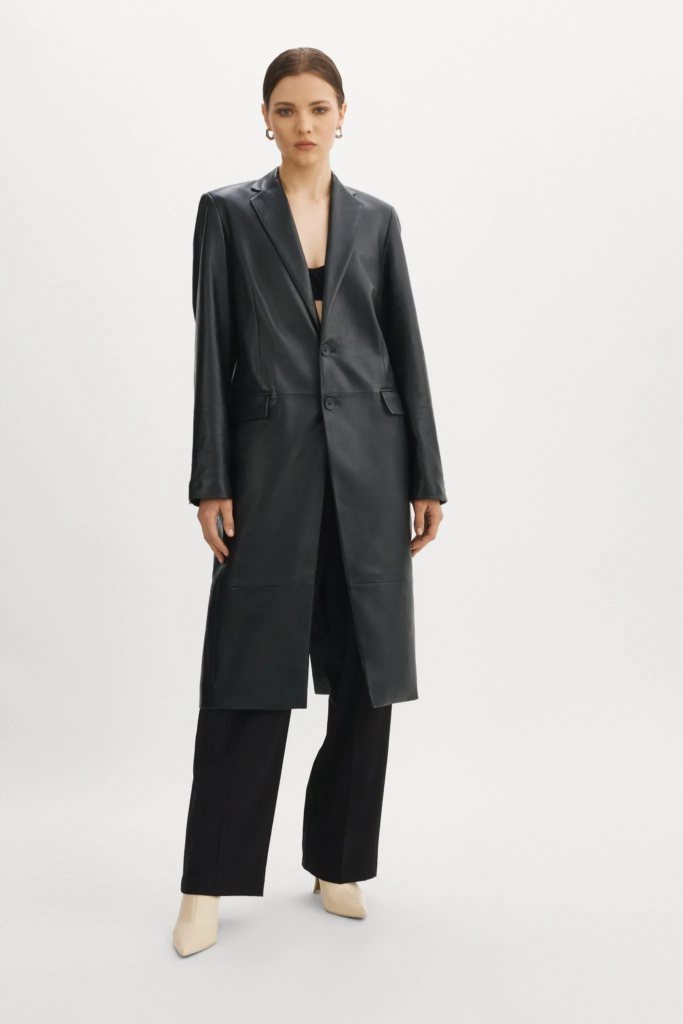 WILHELMINA | Leather Trench sold by LAMARQUE product image thumbnail 2