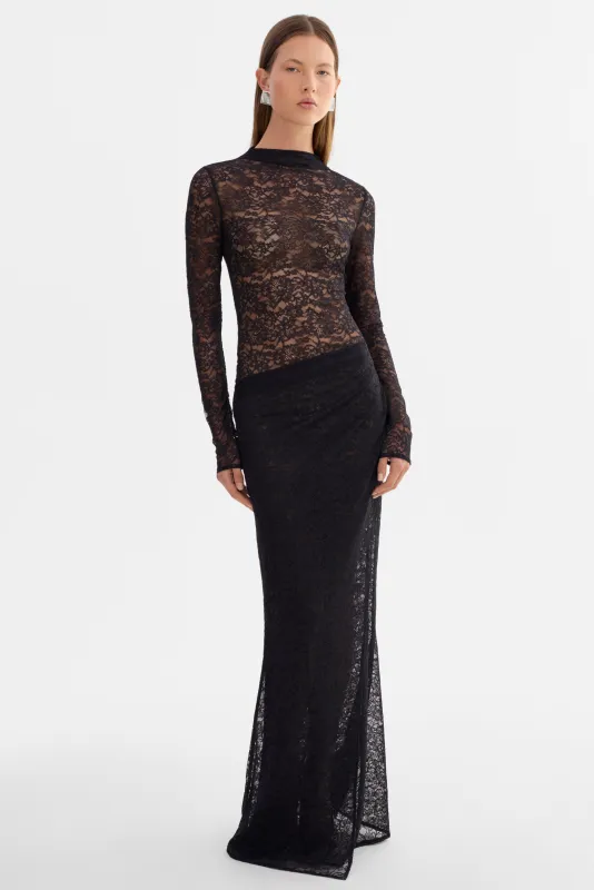 KRYSTA | Lace Maxi Dress sold by LAMARQUE