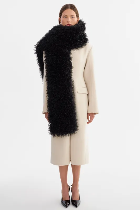 HARIS | Oversized Faux Fur Scarf sold by LAMARQUE