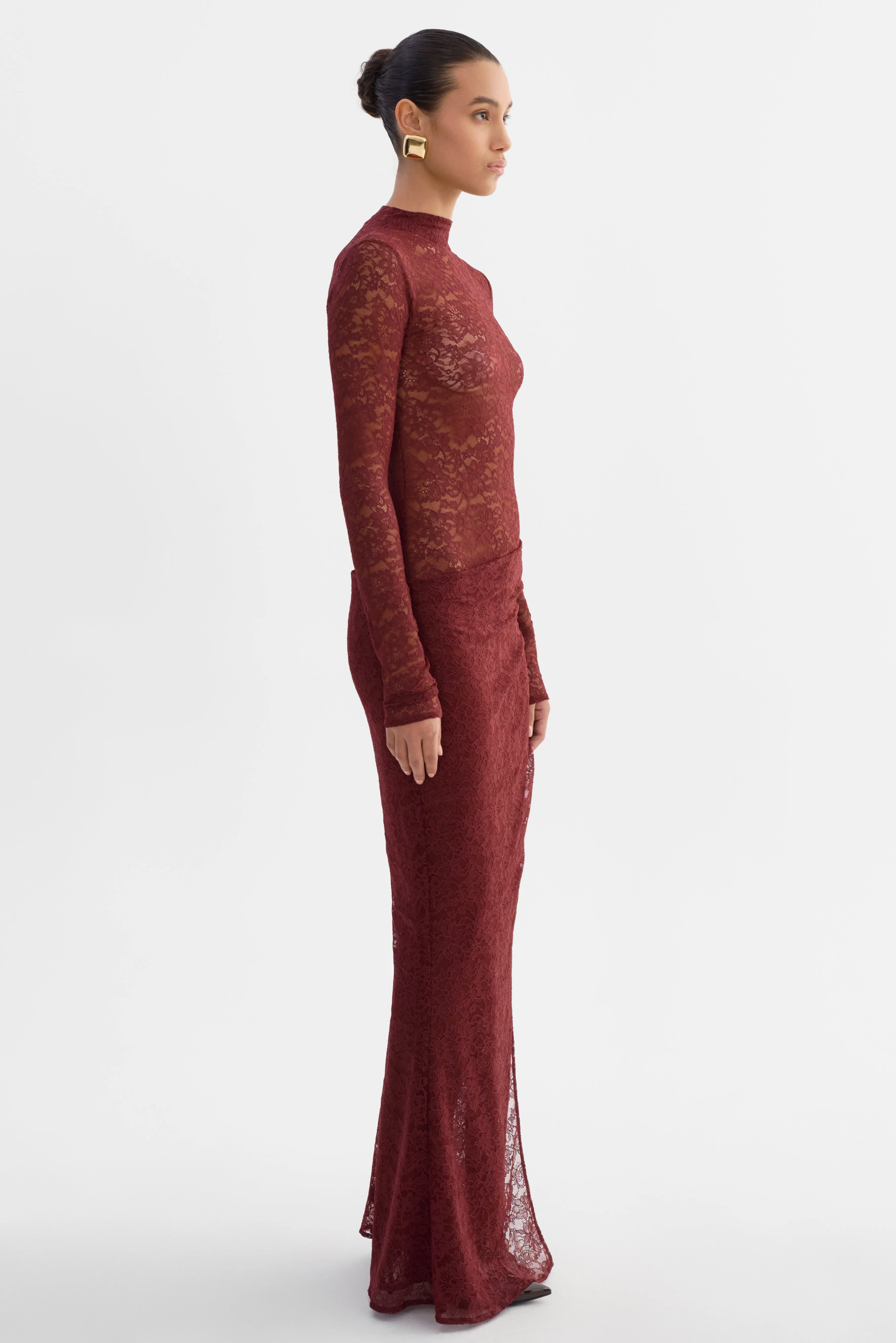 KRYSTA | Lace Maxi Dress sold by LAMARQUE product image thumbnail 5