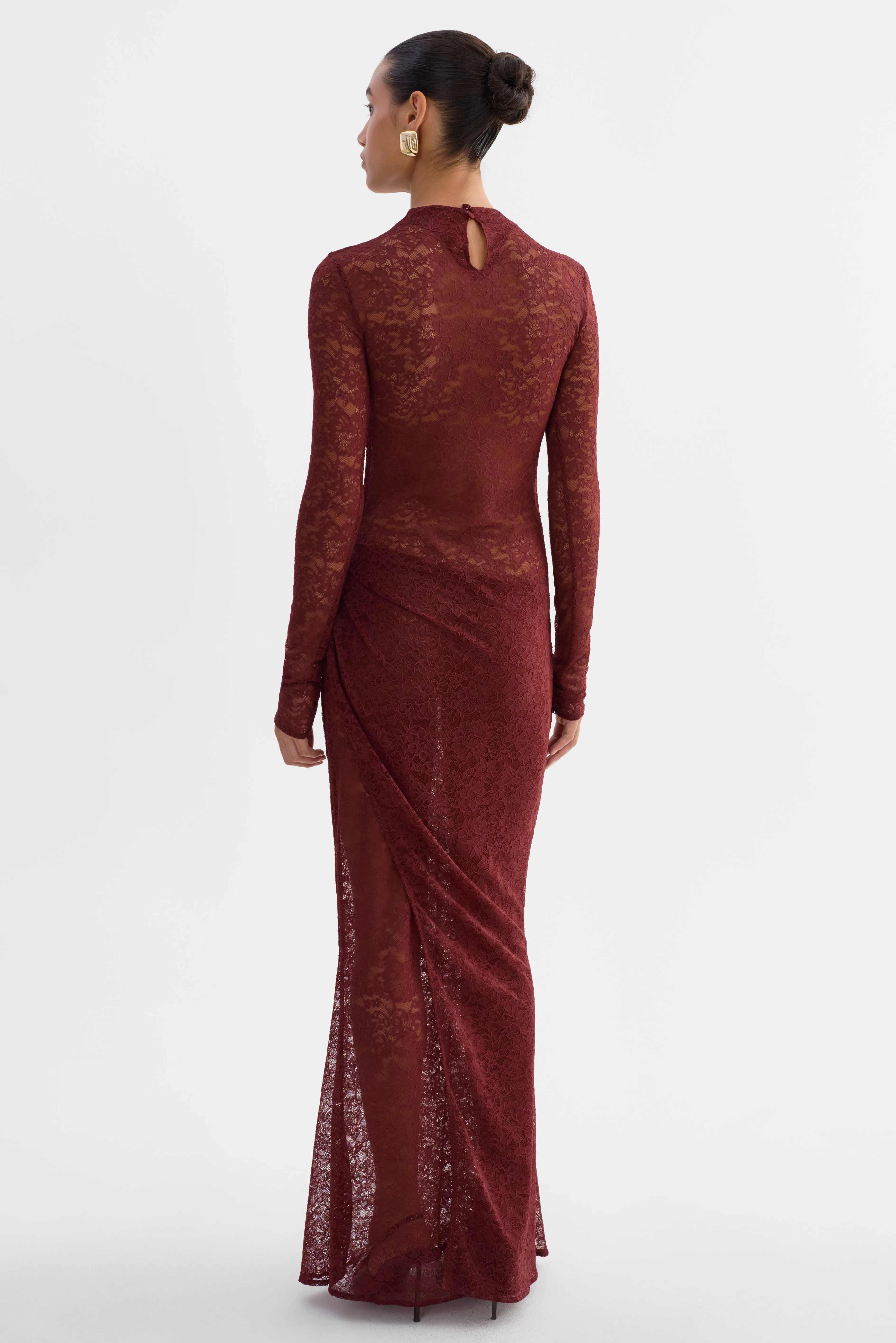 KRYSTA | Lace Maxi Dress sold by LAMARQUE product image thumbnail 4