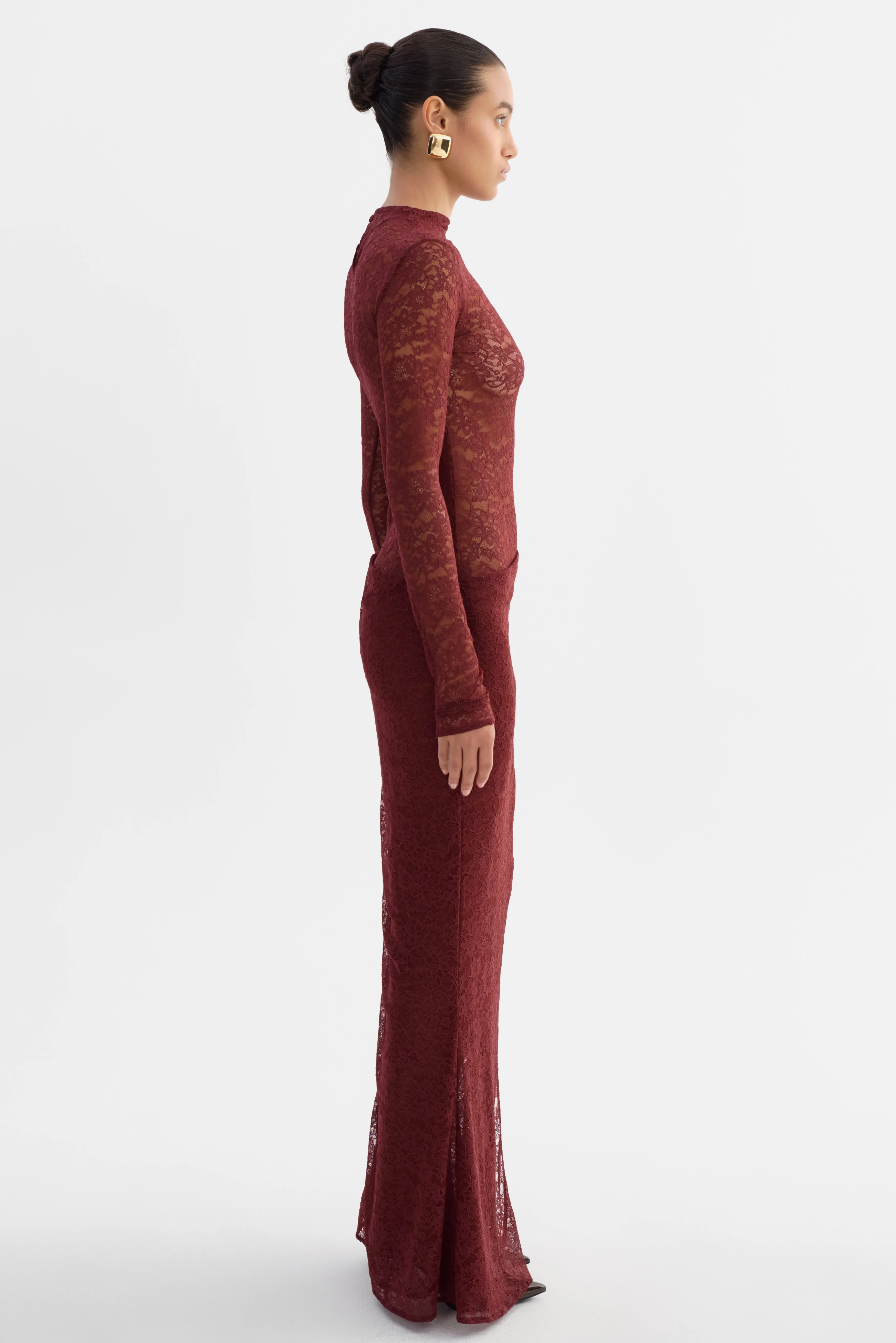 KRYSTA | Lace Maxi Dress sold by LAMARQUE product image thumbnail 3