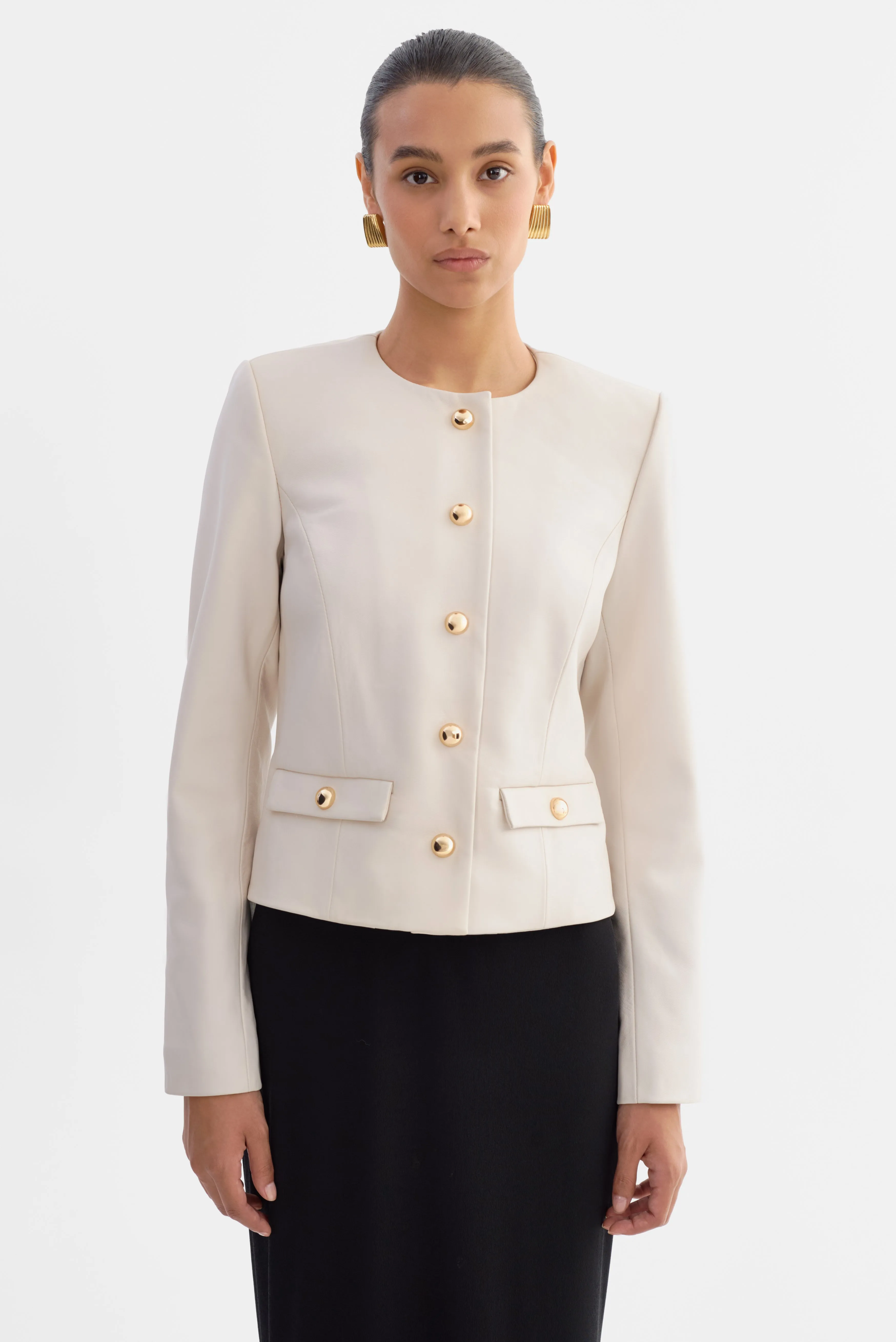 LYNN | Leather Jacket sold by LAMARQUE