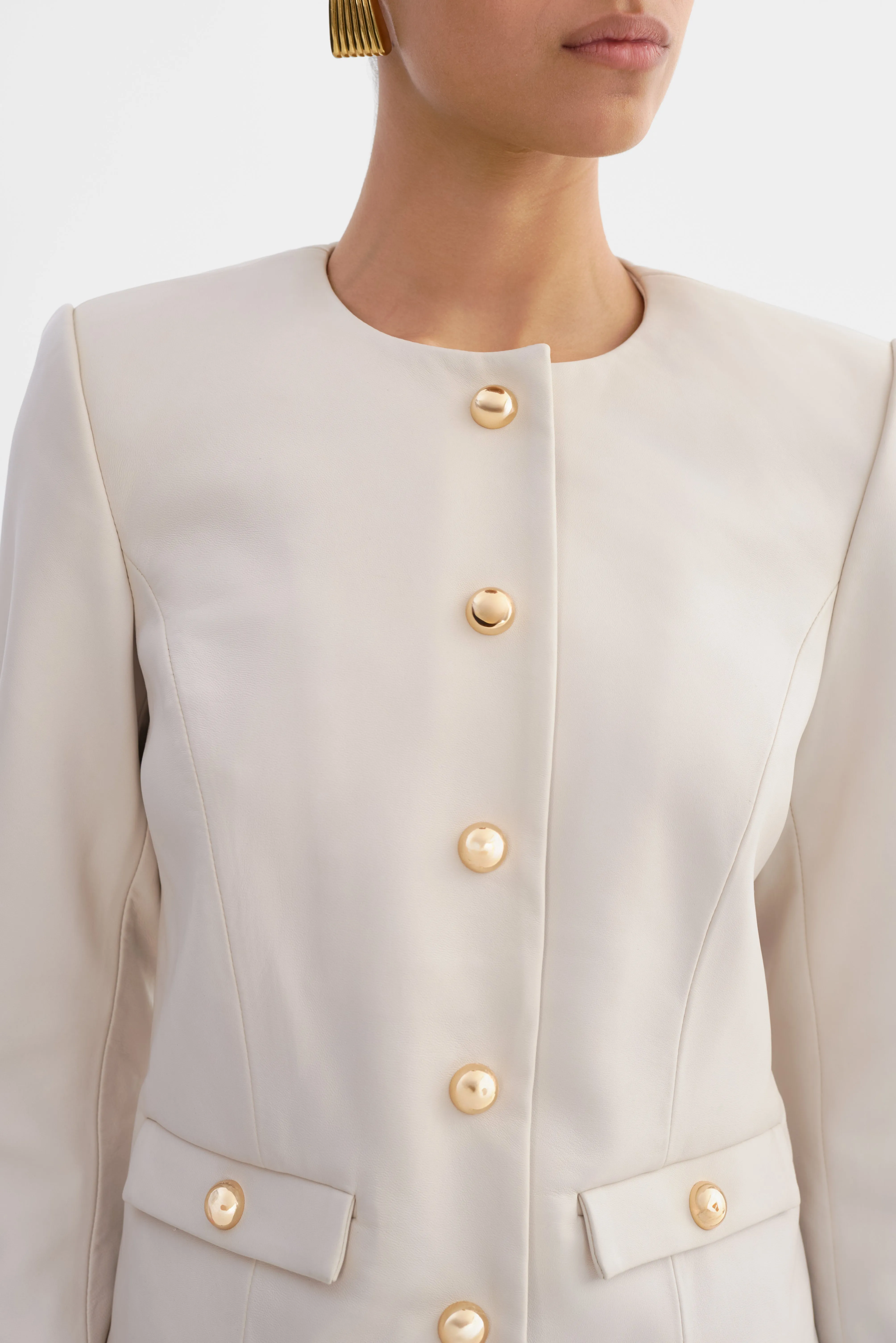 LYNN | Leather Jacket sold by LAMARQUE product image thumbnail 4