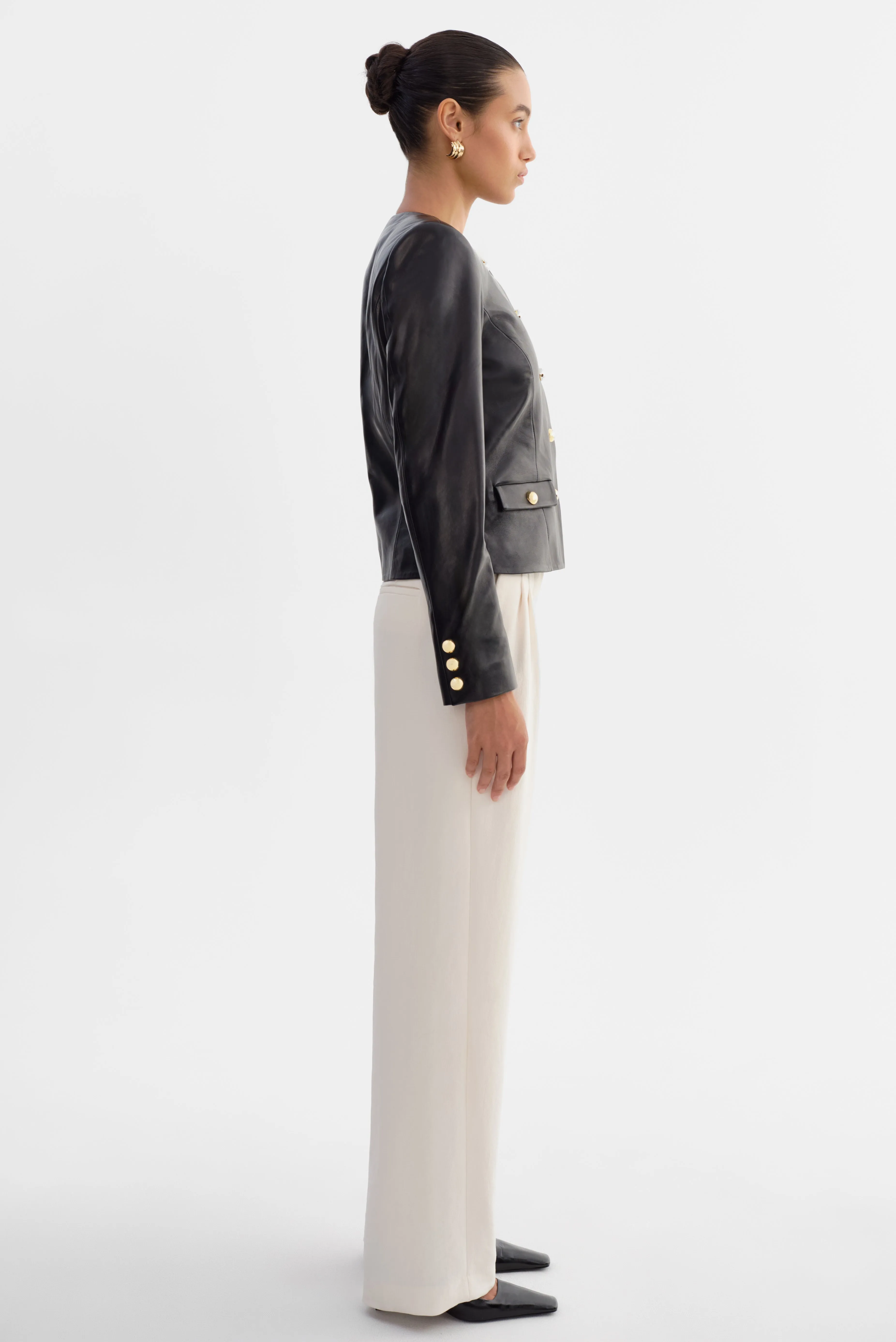 LYNN | Leather Jacket sold by LAMARQUE product image thumbnail 5