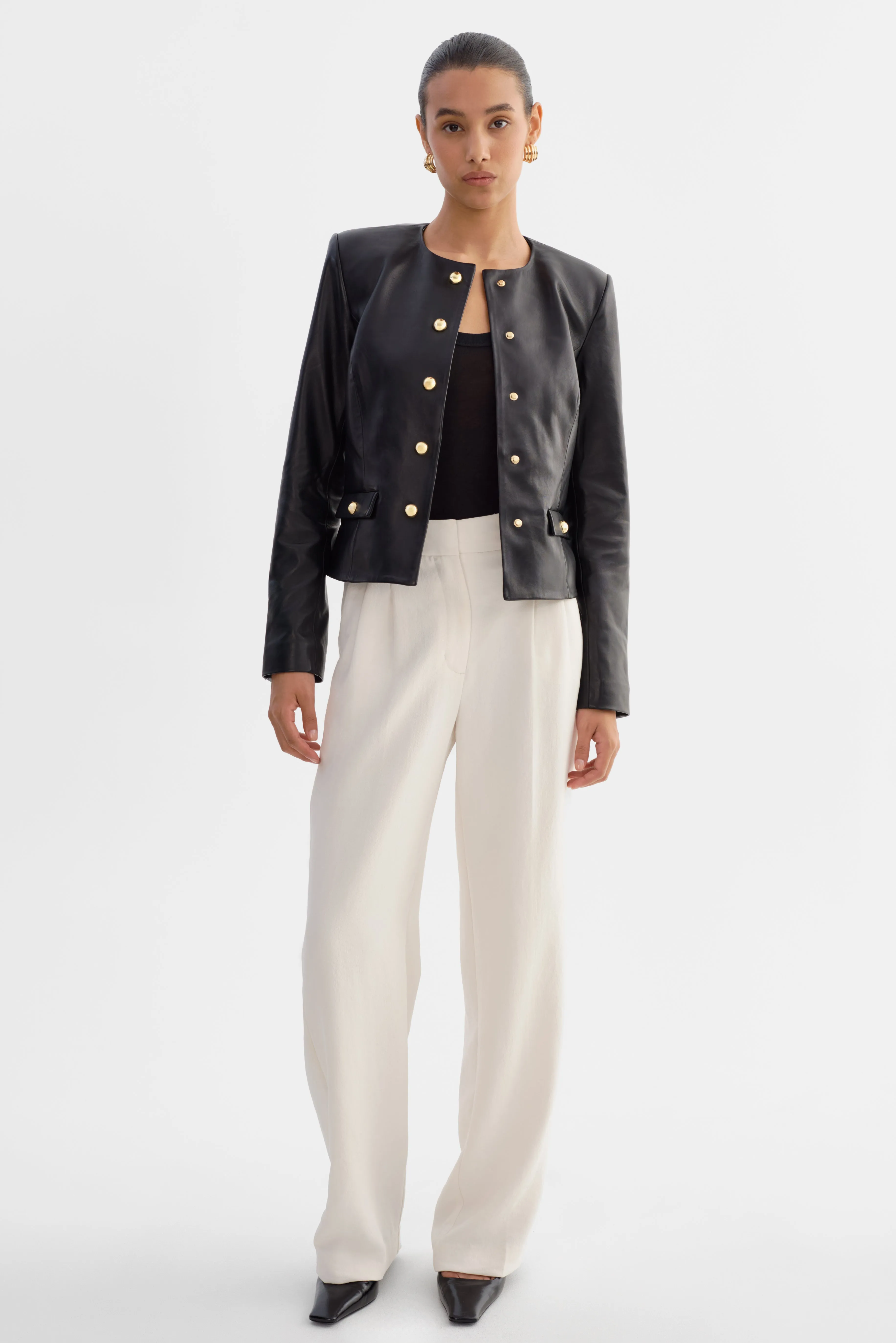 LYNN | Leather Jacket sold by LAMARQUE product image thumbnail 2