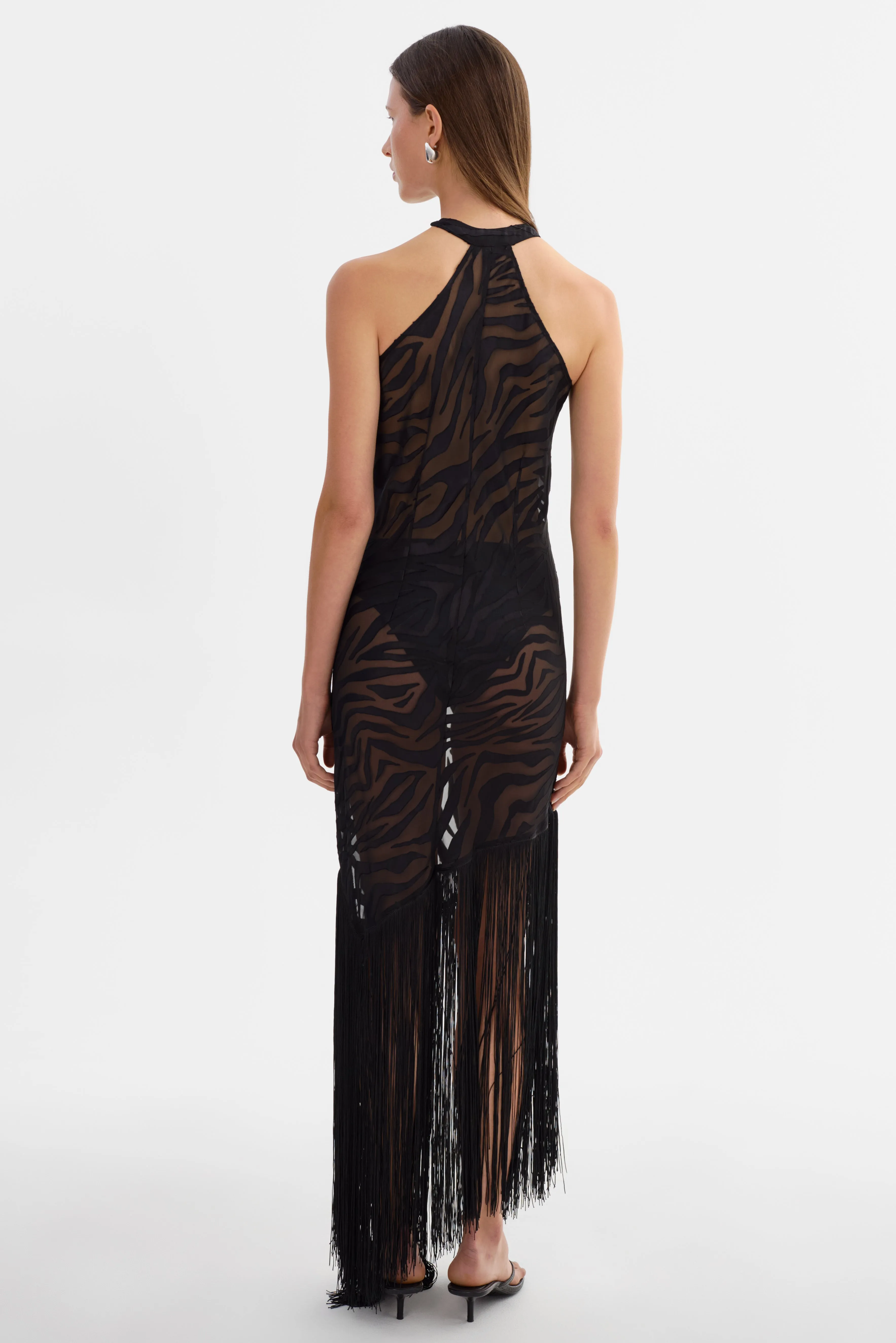 JENNINE | Sheer Zebra Dress sold by LAMARQUE product image thumbnail 4