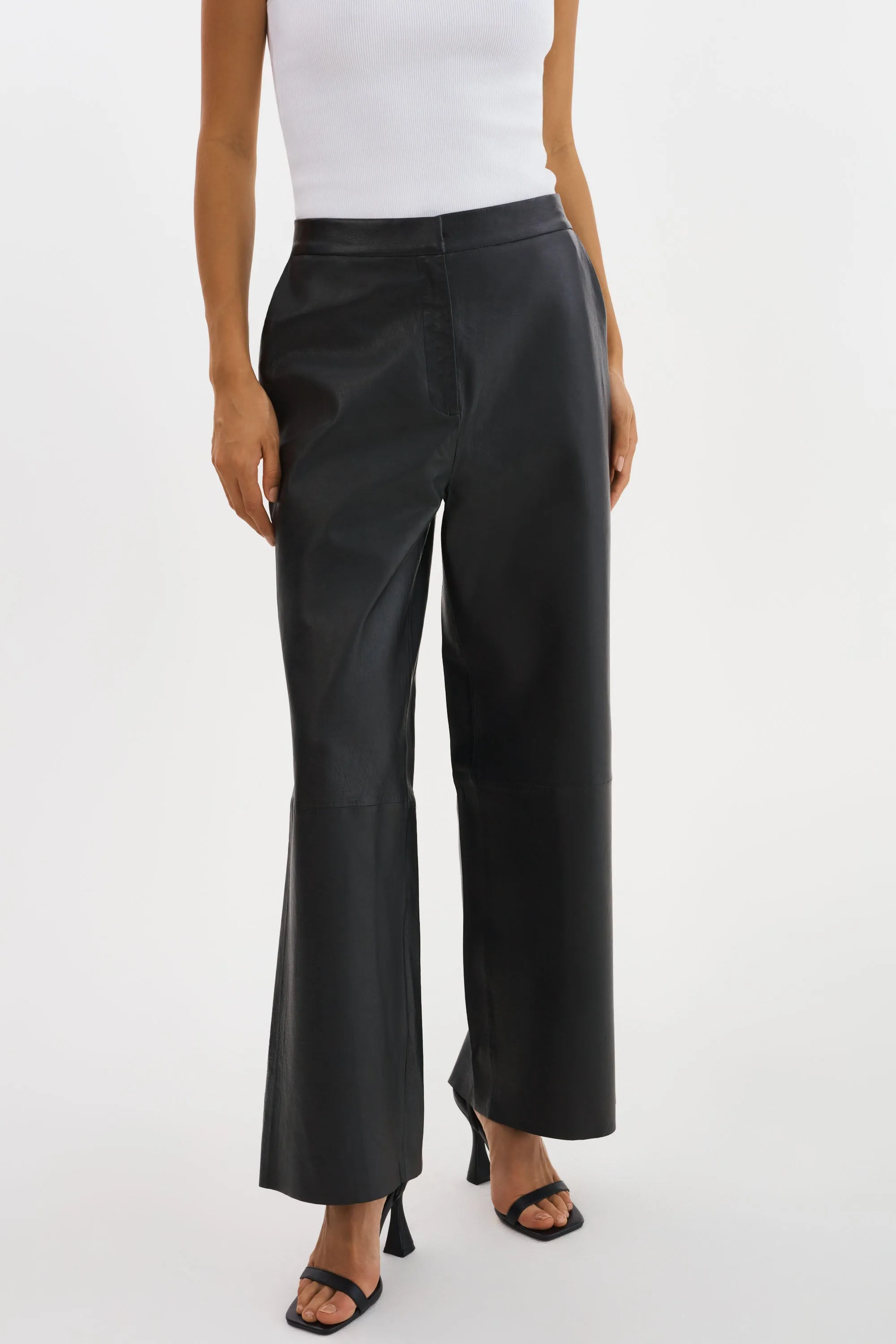 YAREN | Leather Pants sold by La Marque