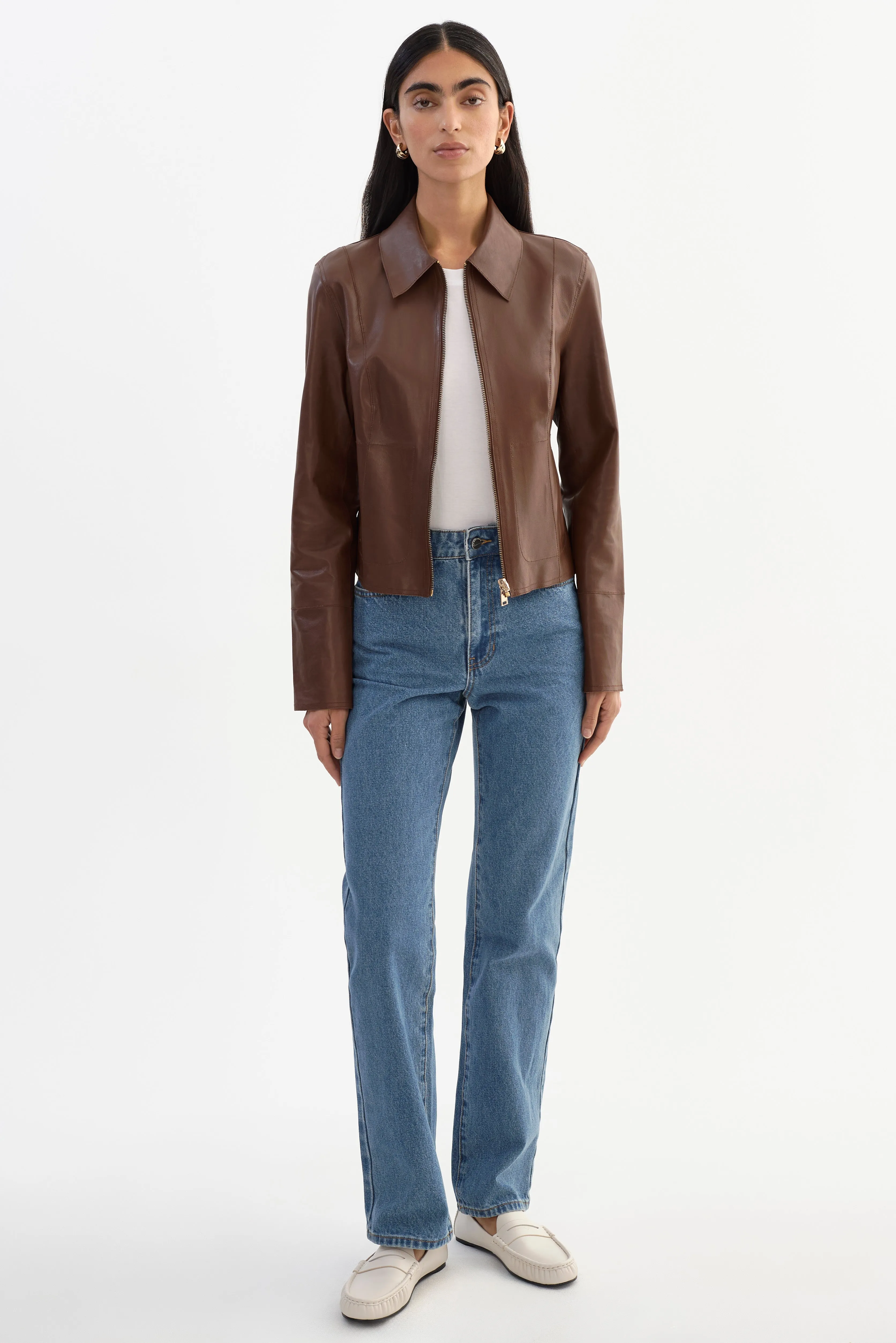 CLARIE | Reversible Leather Jacket sold by LAMARQUE product image thumbnail 3