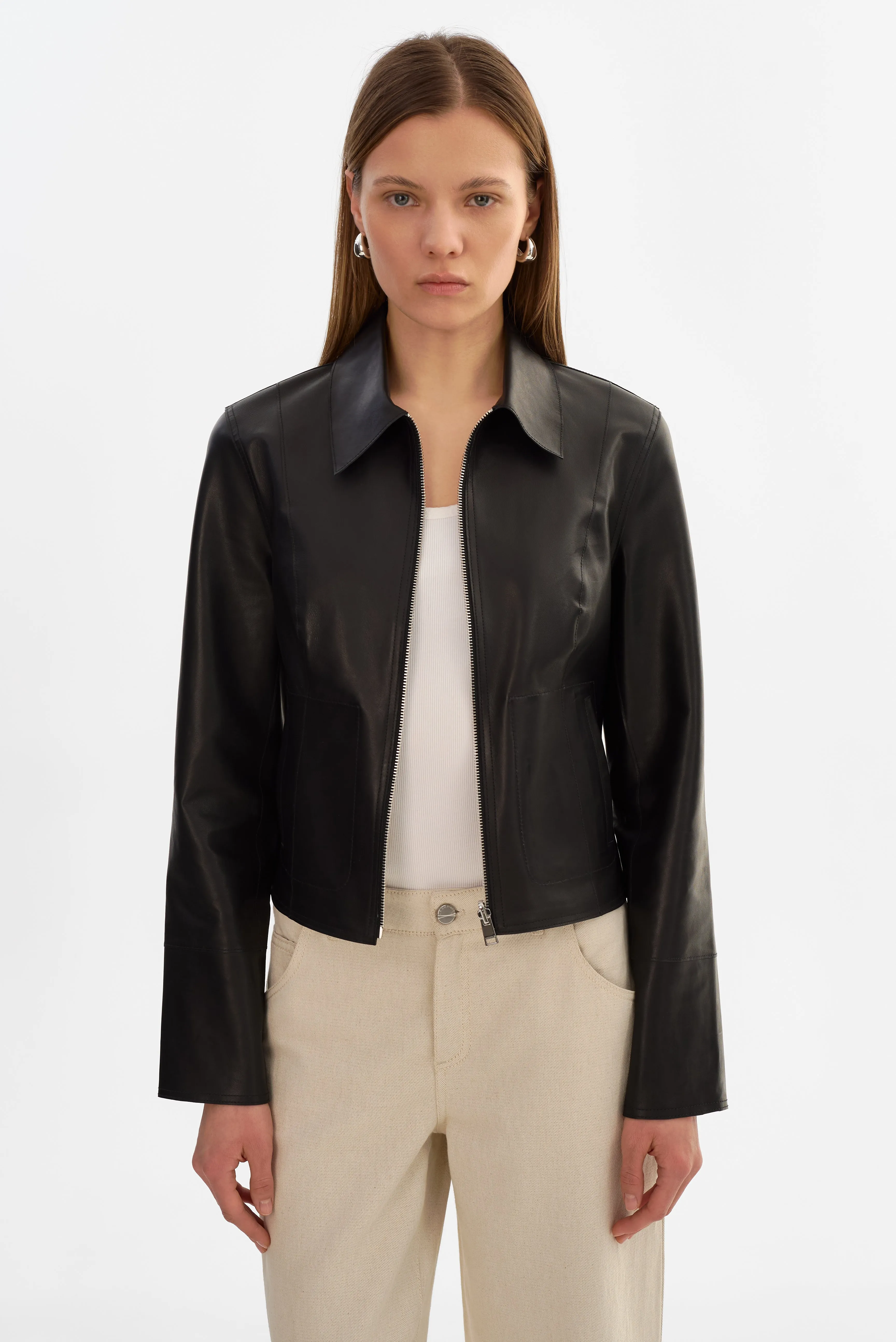 CLARIE | Reversible Leather Jacket sold by LAMARQUE