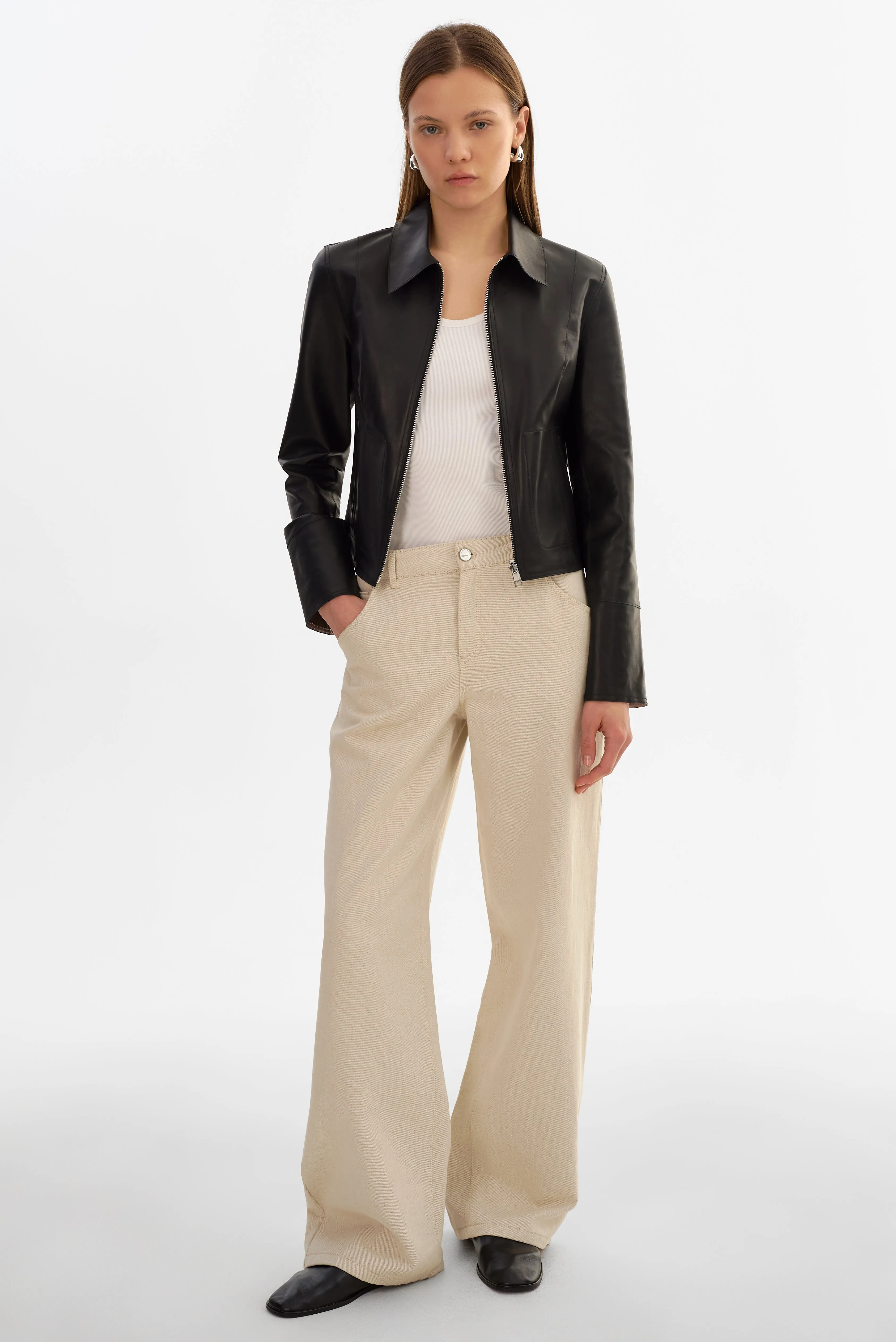 CLARIE | Reversible Leather Jacket sold by LAMARQUE product image thumbnail 2