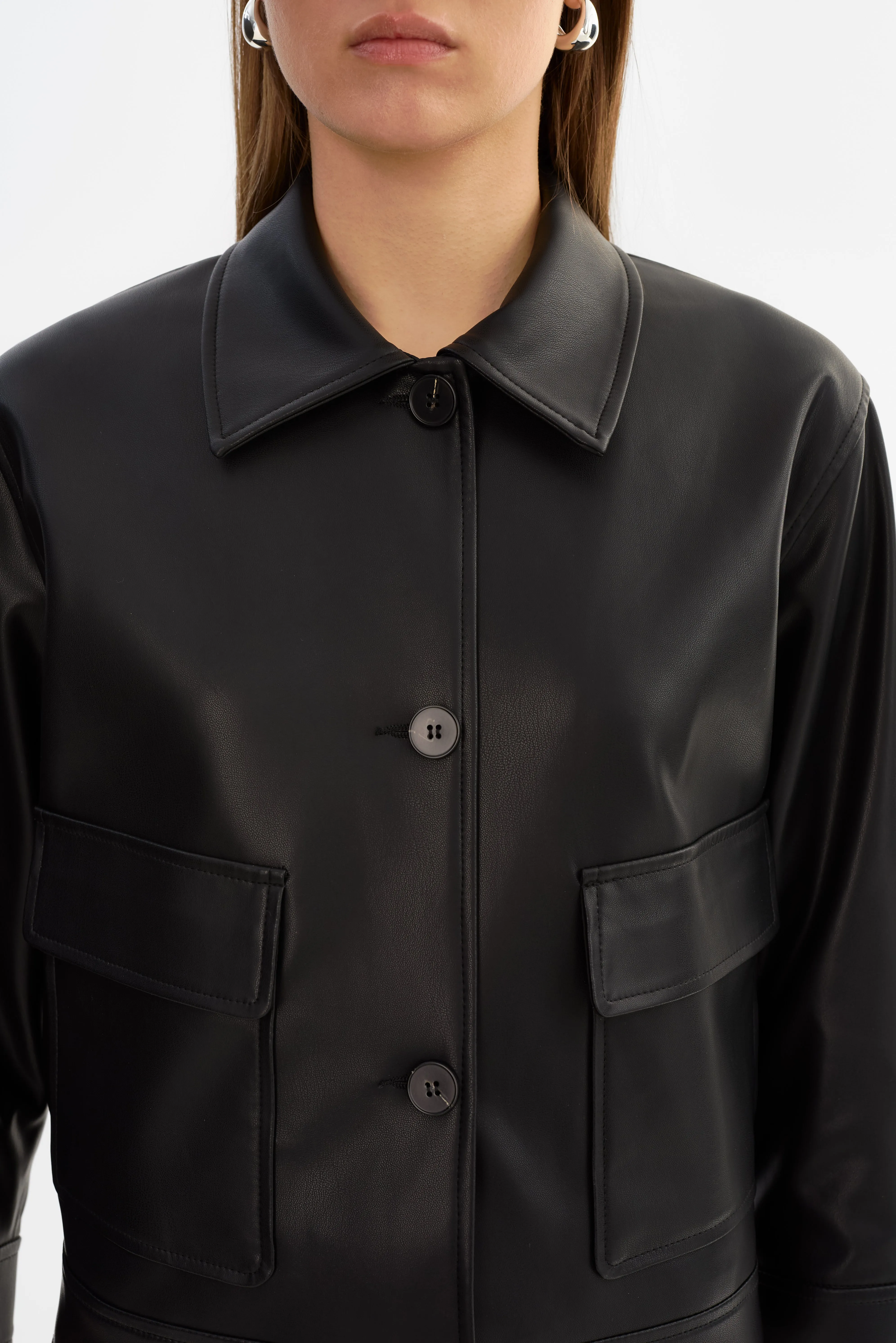 ELARA | Faux Leather Jacket sold by LAMARQUE product image thumbnail 4