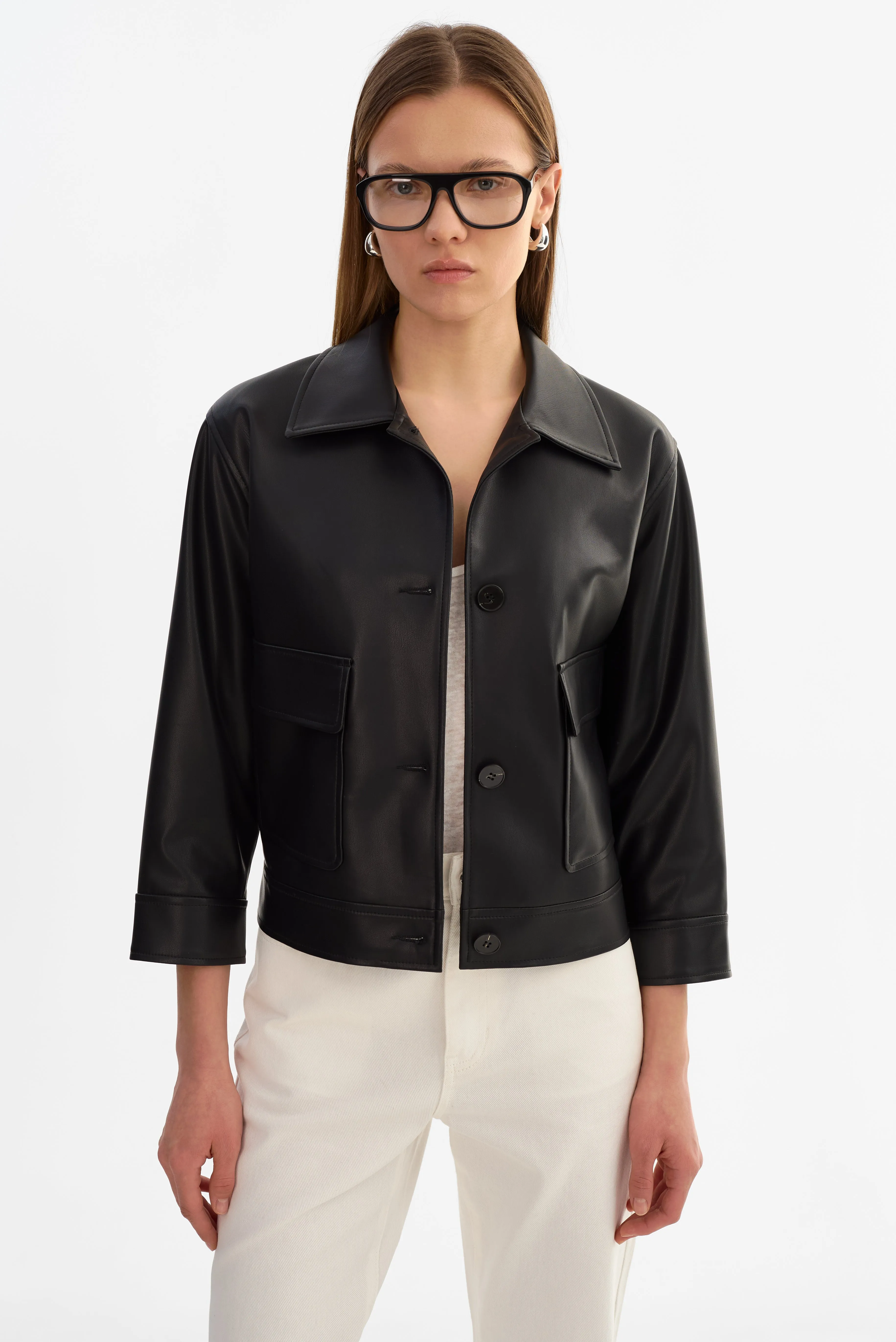 ELARA | Faux Leather Jacket sold by LAMARQUE product image thumbnail 3