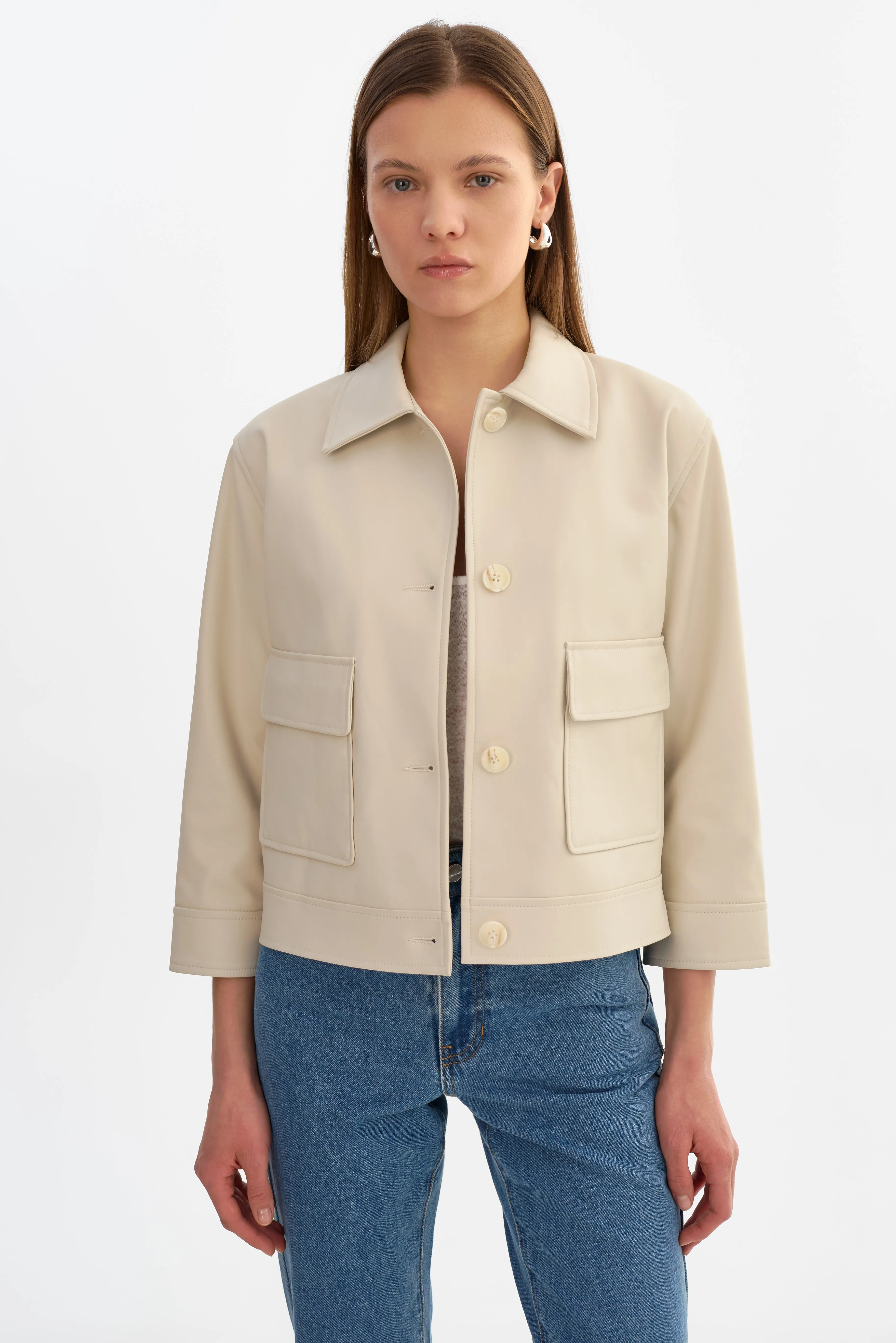 ELARA | Faux Leather Jacket sold by LAMARQUE product image thumbnail 4