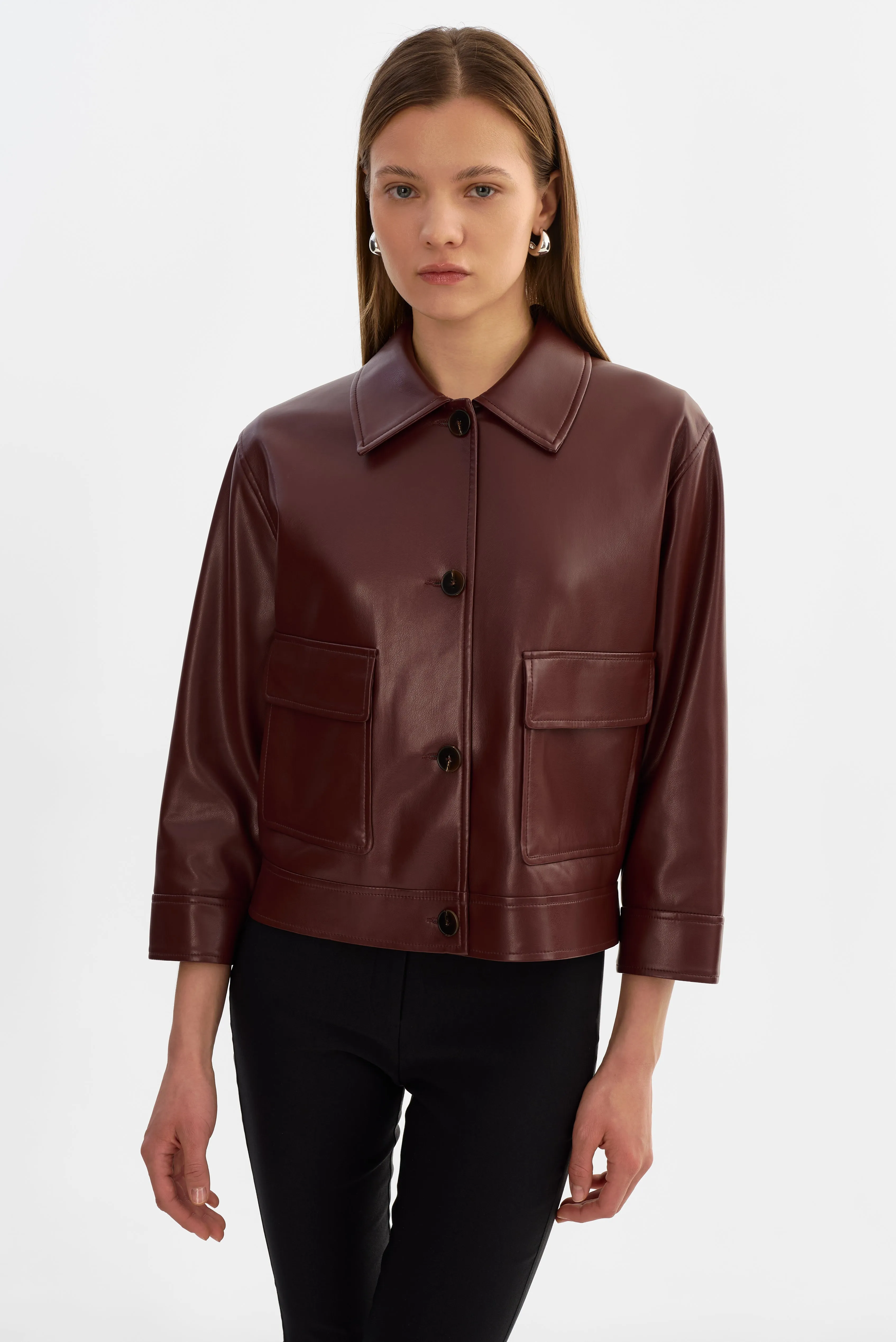 ELARA | Faux Leather Jacket sold by LAMARQUE product image thumbnail 3