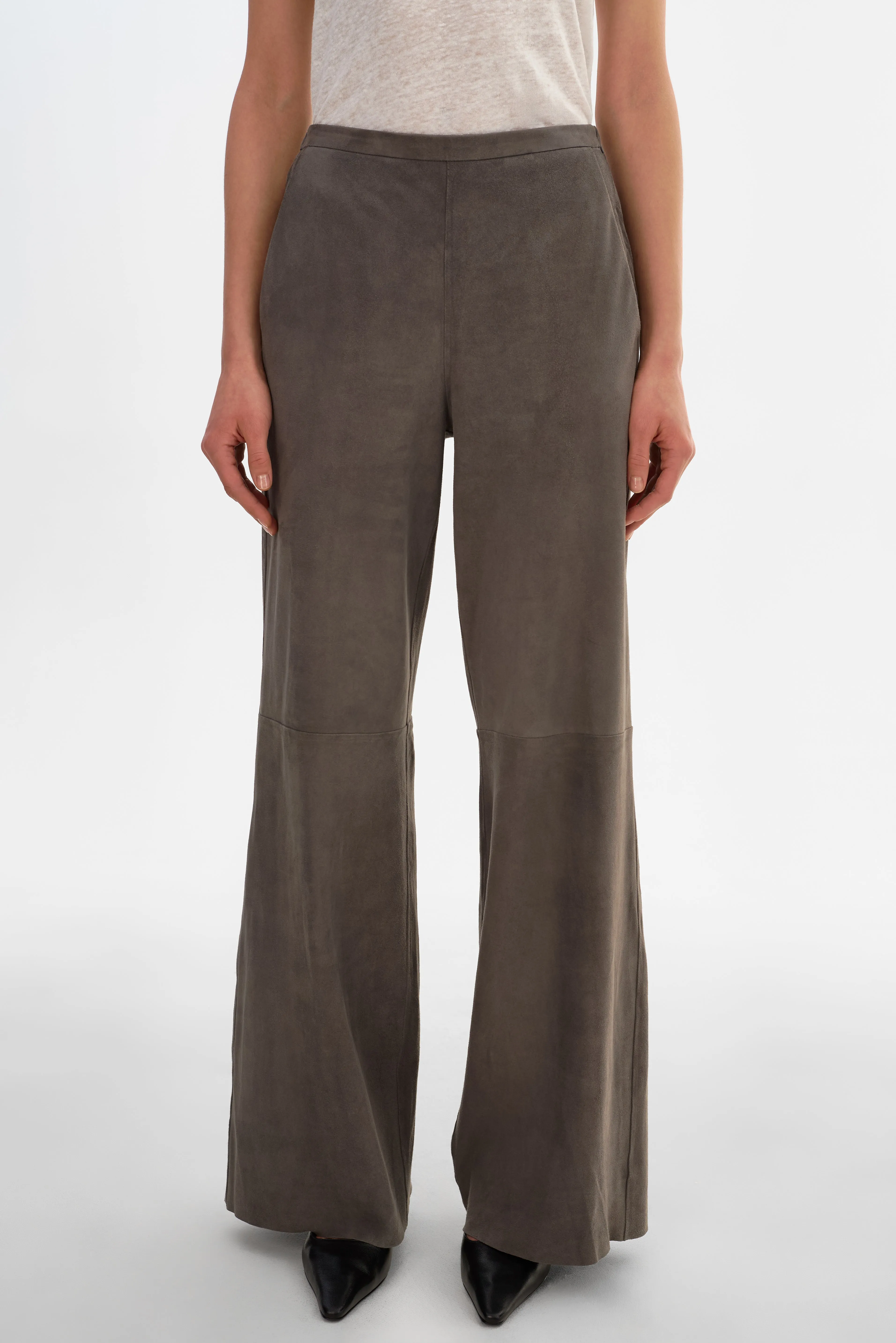 ELISE | Wide-Leg Suede Pants sold by LAMARQUE product image thumbnail 2
