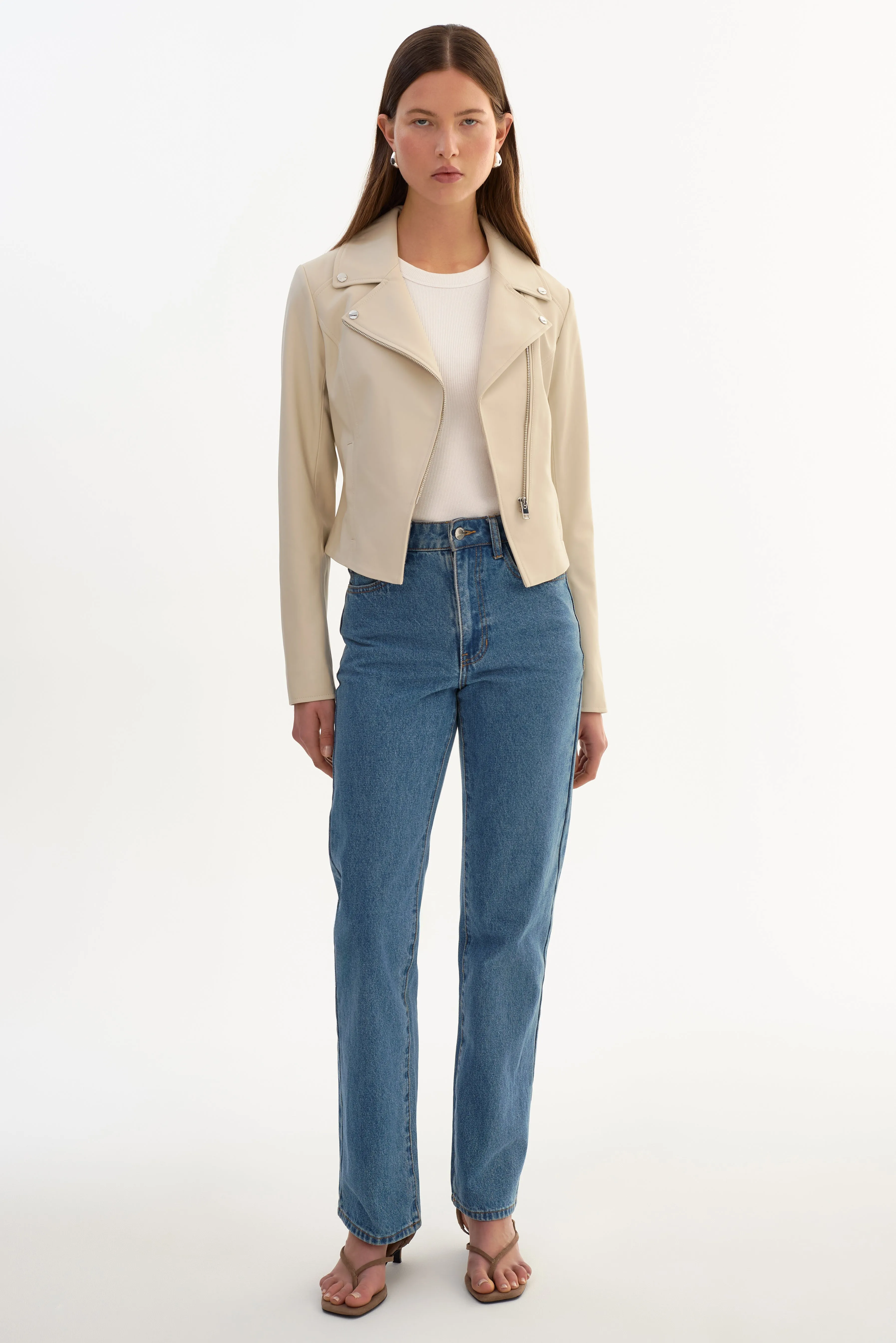 PASCALE | Fitted Faux Leather Jacket sold by LAMARQUE product image thumbnail 2