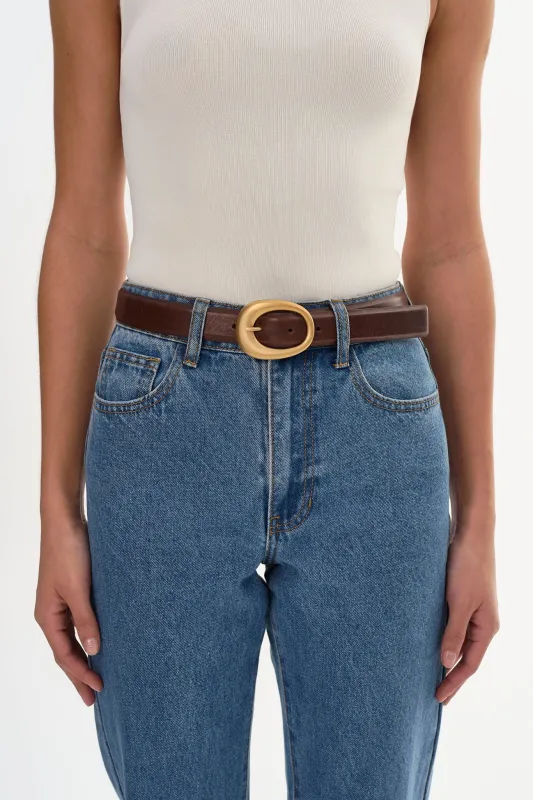 DOHA | Leather Belt made by LAMARQUE