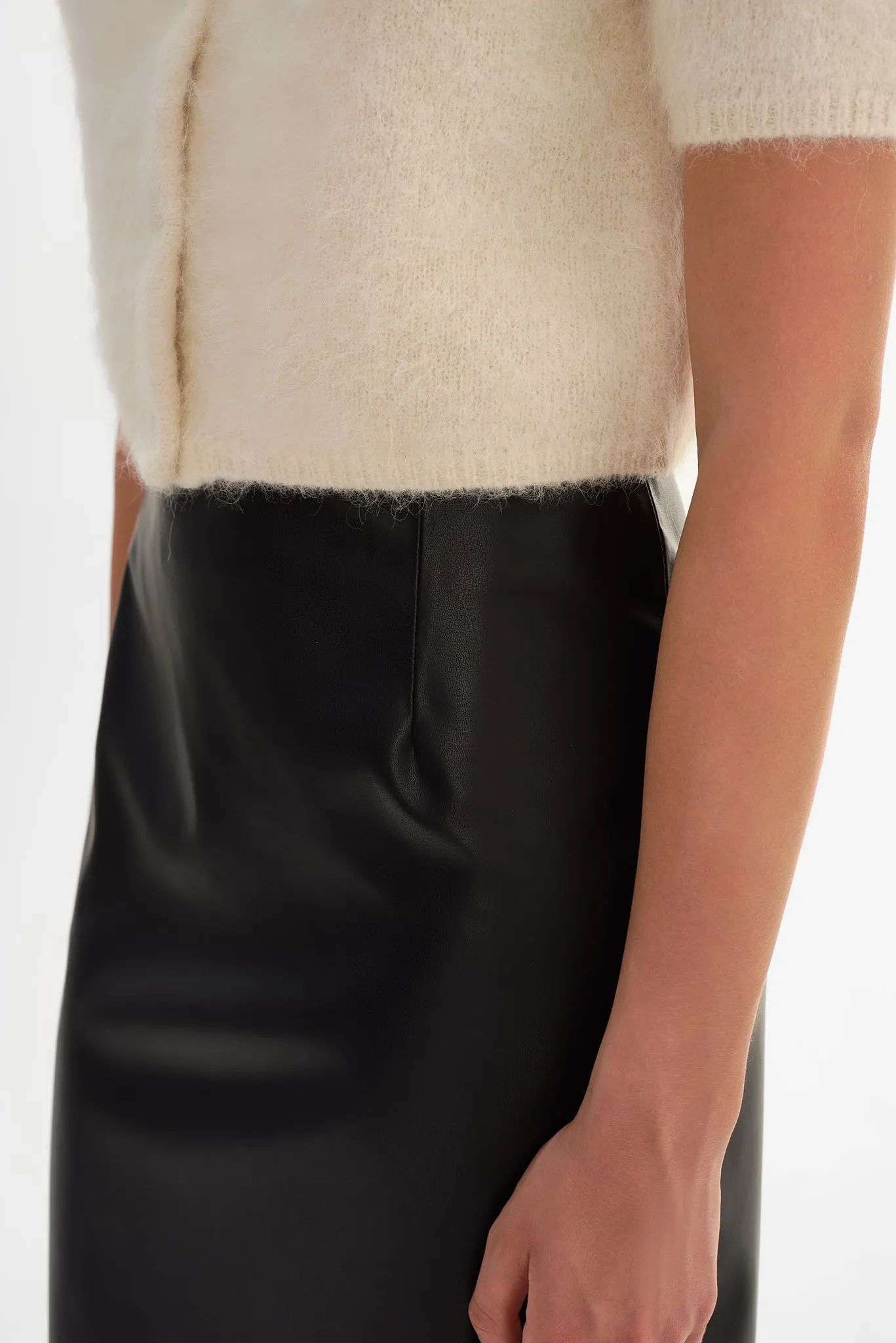 LUCIANA | Faux Leather Pencil Skirt sold by LAMARQUE product image thumbnail 4