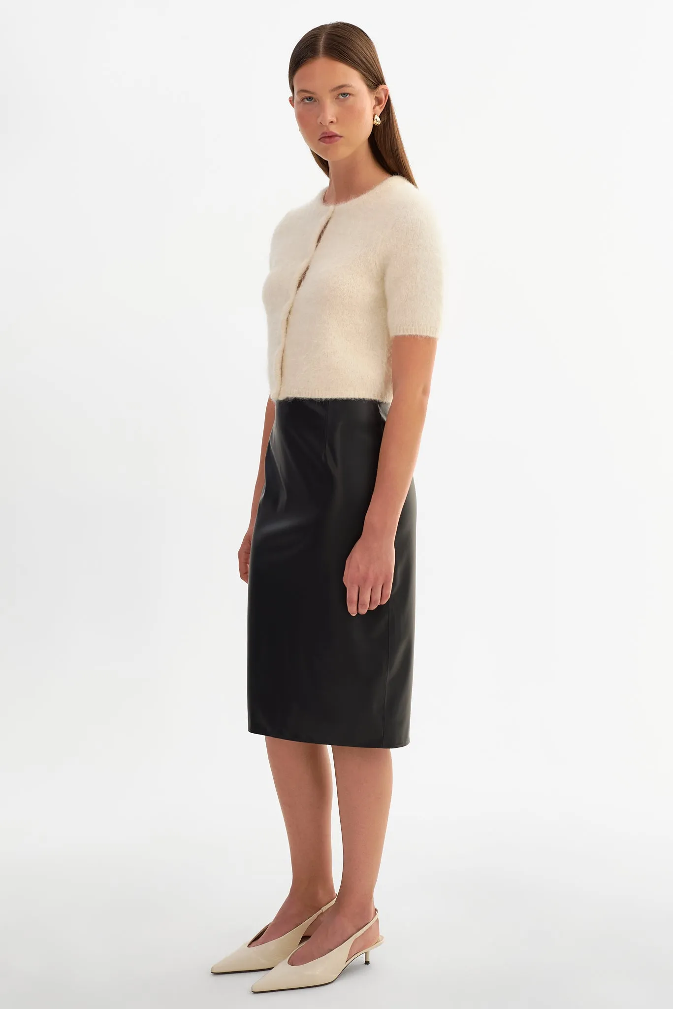 LUCIANA | Faux Leather Pencil Skirt sold by LAMARQUE product image thumbnail 2