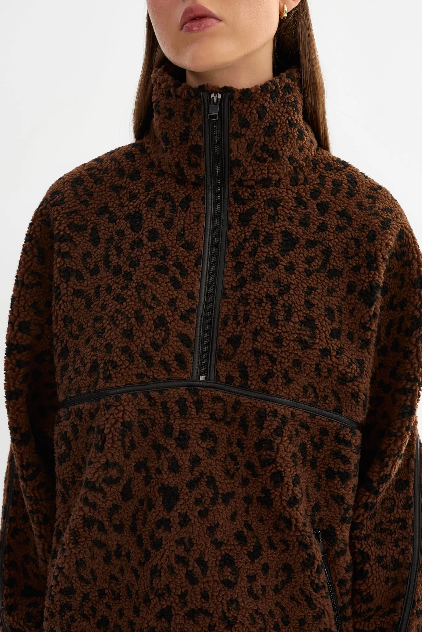 HELSA LEO | Knit Polar Fleece Pullover sold by LAMARQUE product image thumbnail 4