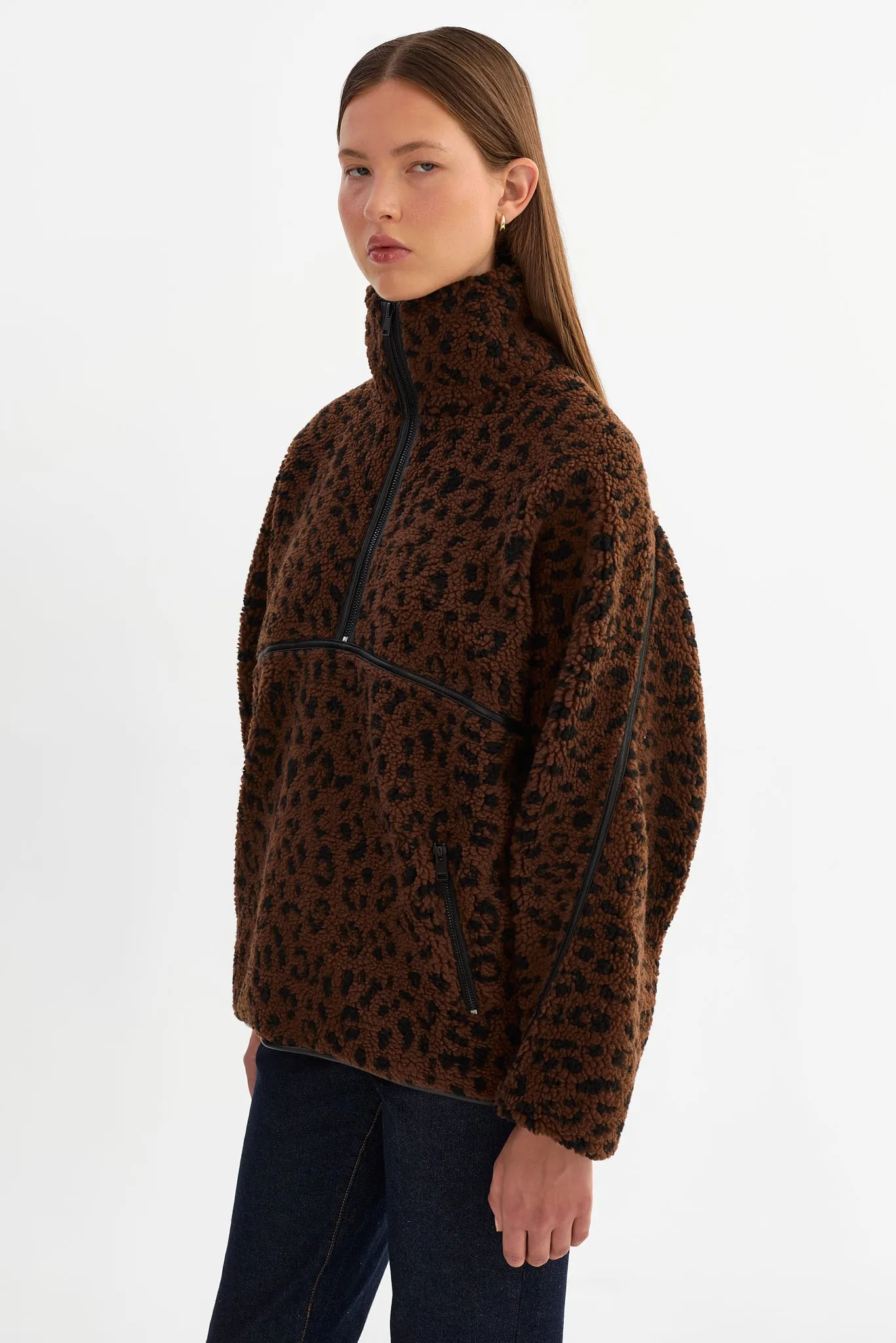 HELSA LEO | Knit Polar Fleece Pullover sold by LAMARQUE product image thumbnail 5