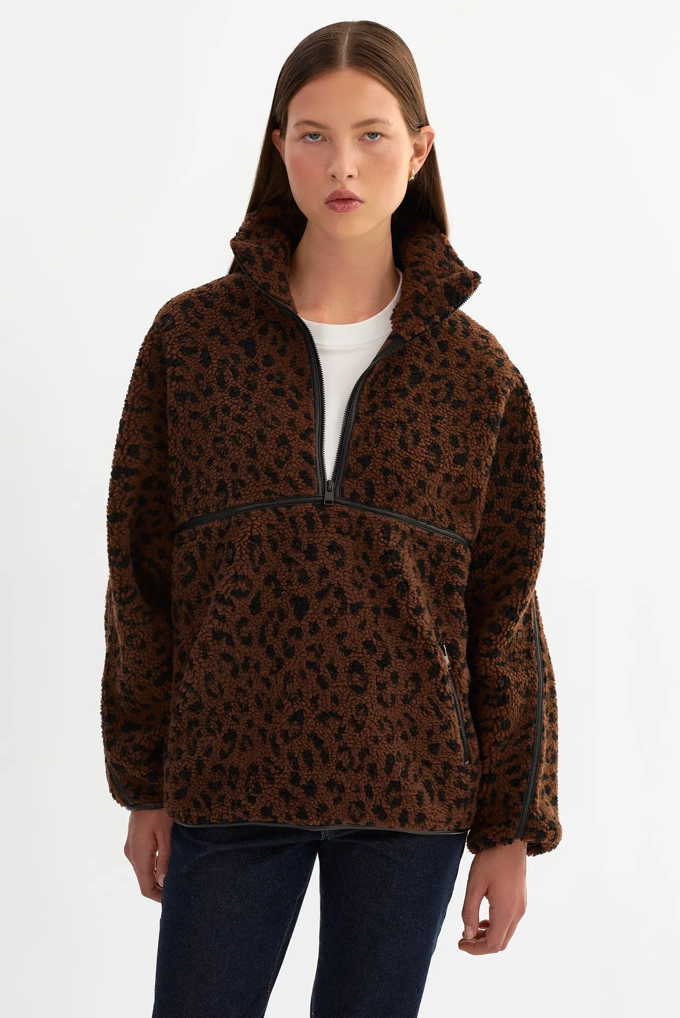 HELSA LEO | Knit Polar Fleece Pullover sold by LAMARQUE product image thumbnail 3