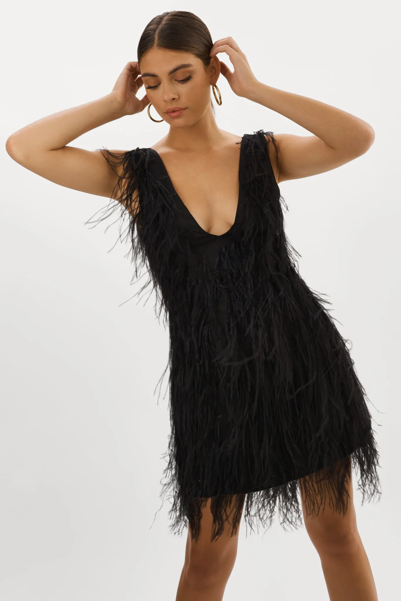 ALENA | Feather Dress sold by La Marque product image thumbnail 2