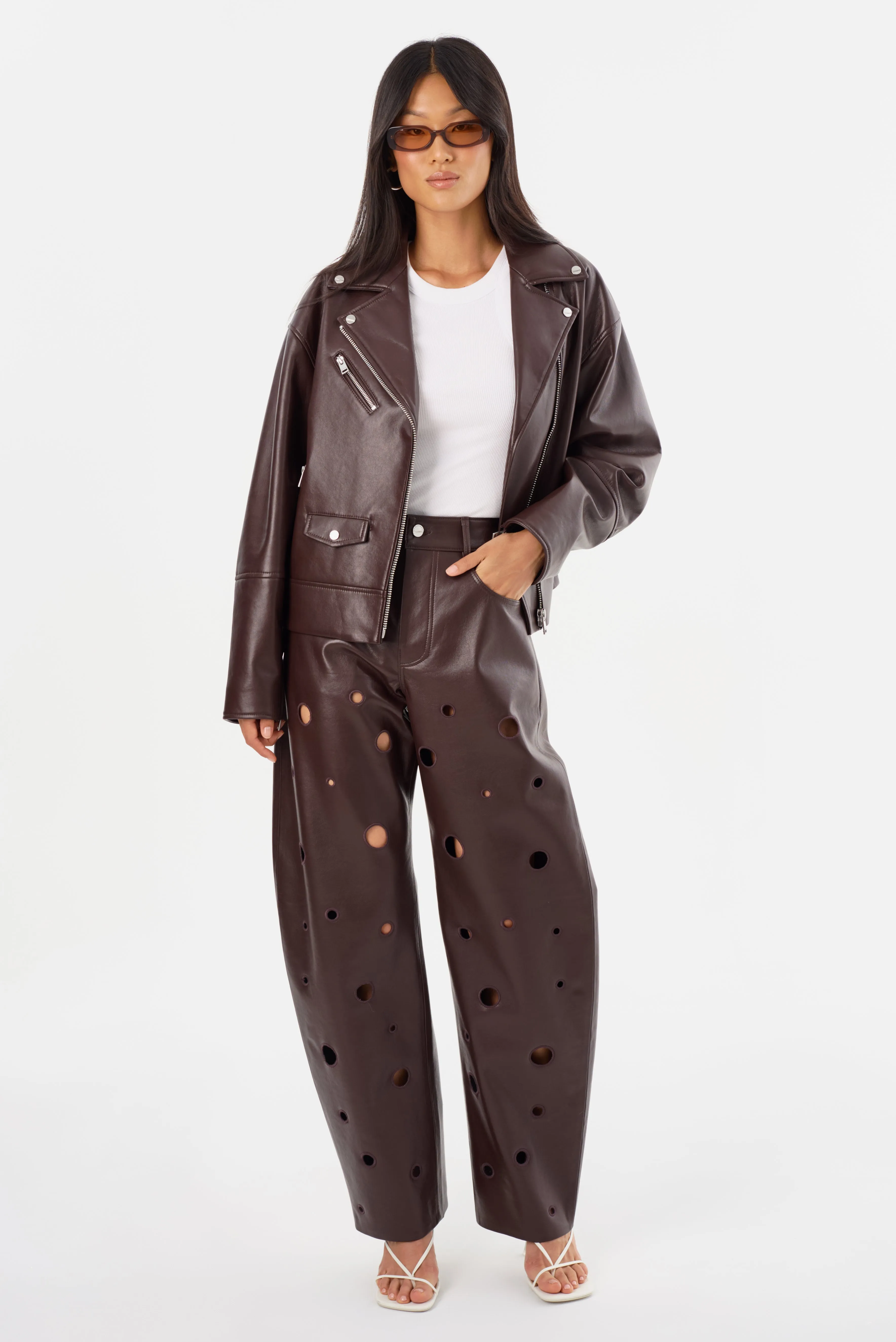 VENTANA | Recycled Leather Pants sold by LAMARQUE product image thumbnail 2