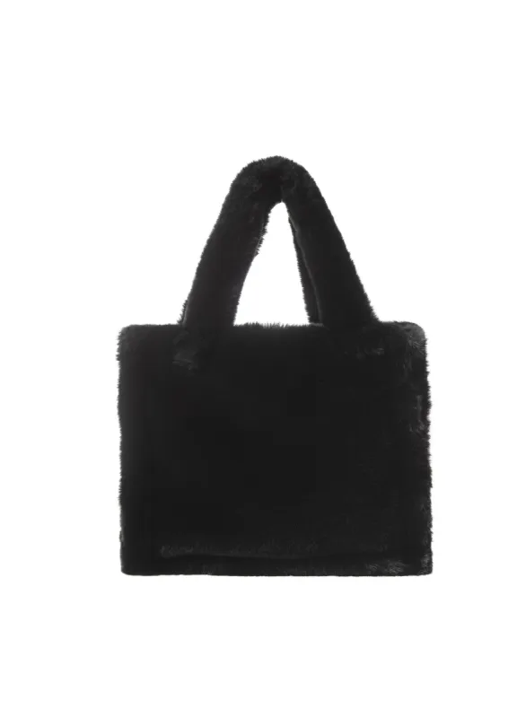 JADE | Faux Fur Tote Bag sold by La Marque