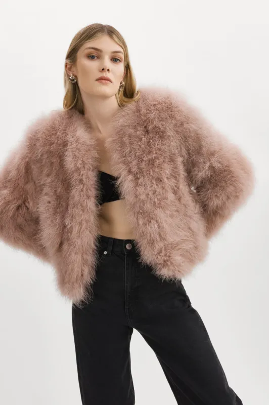 DEORA | Feather Jacket made by LAMARQUE