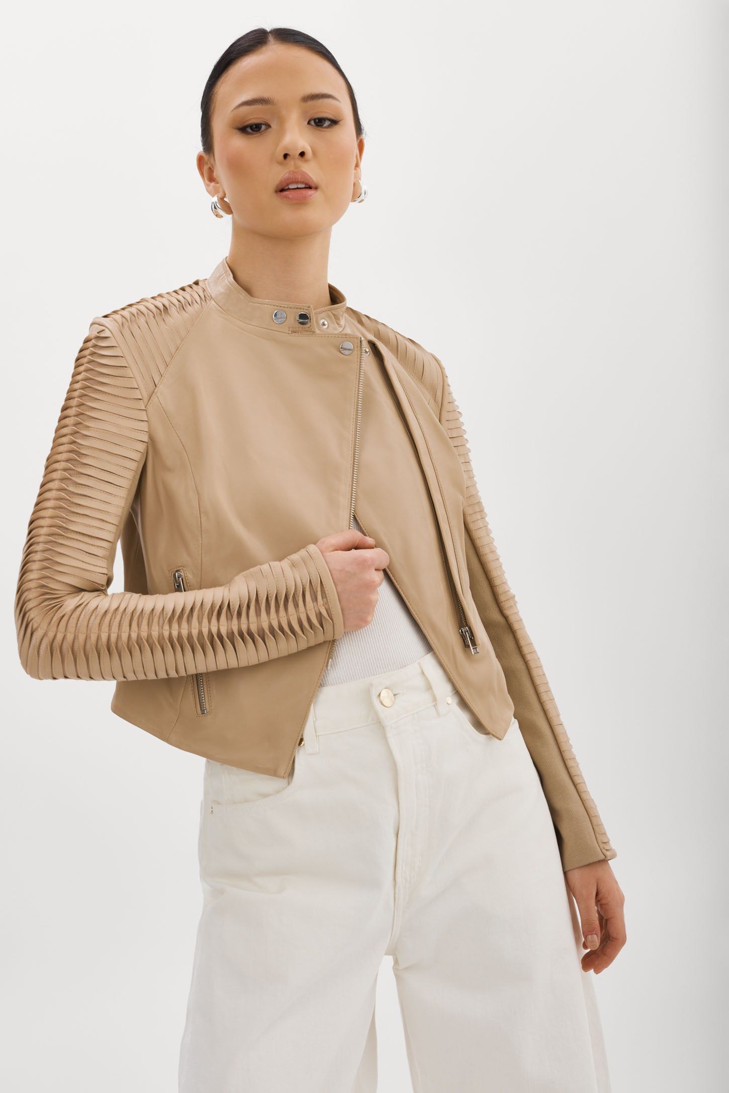 AZRA | Leather Jacket sold by La Marque