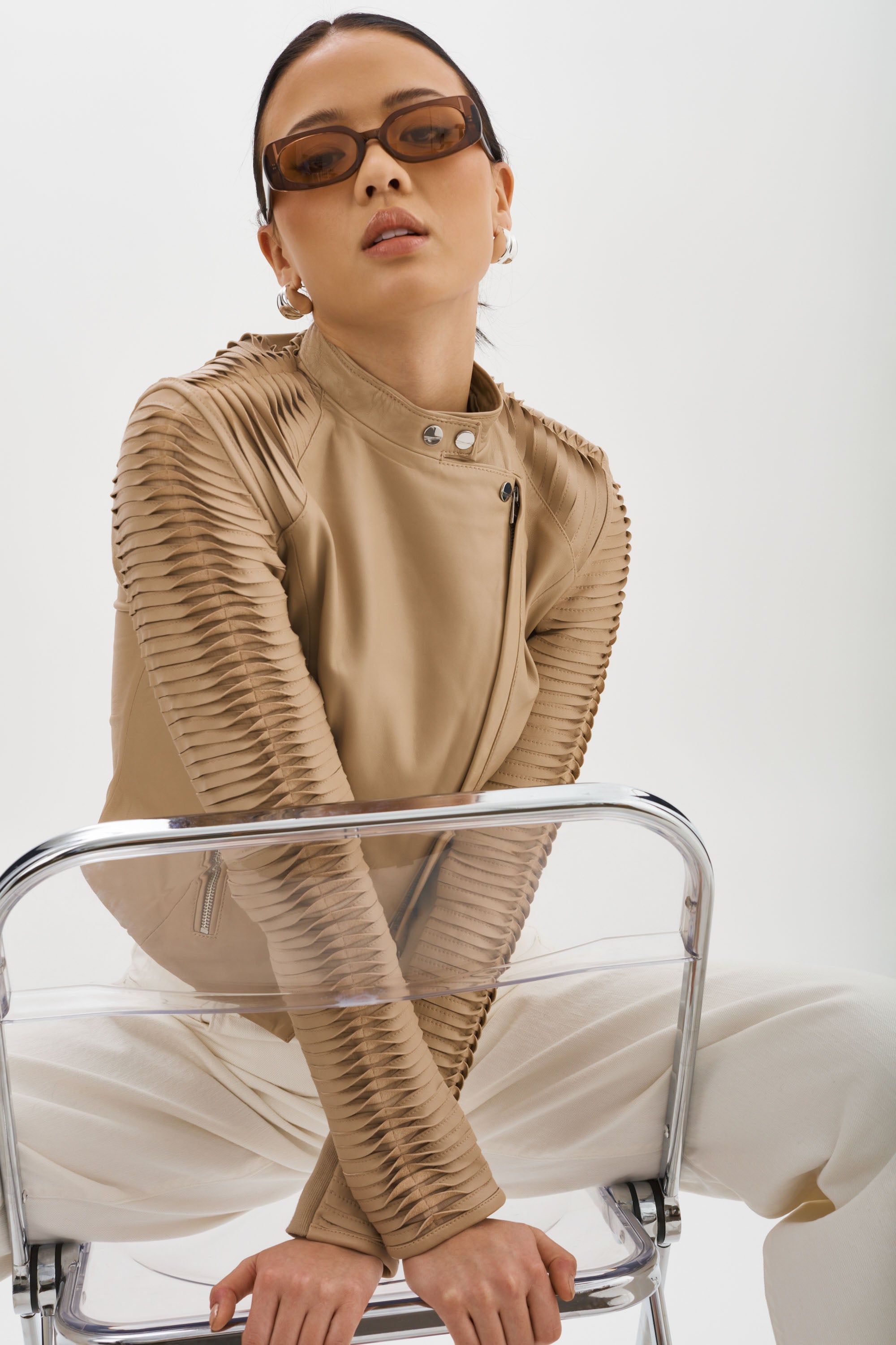 AZRA | Leather Jacket sold by La Marque product image thumbnail 5