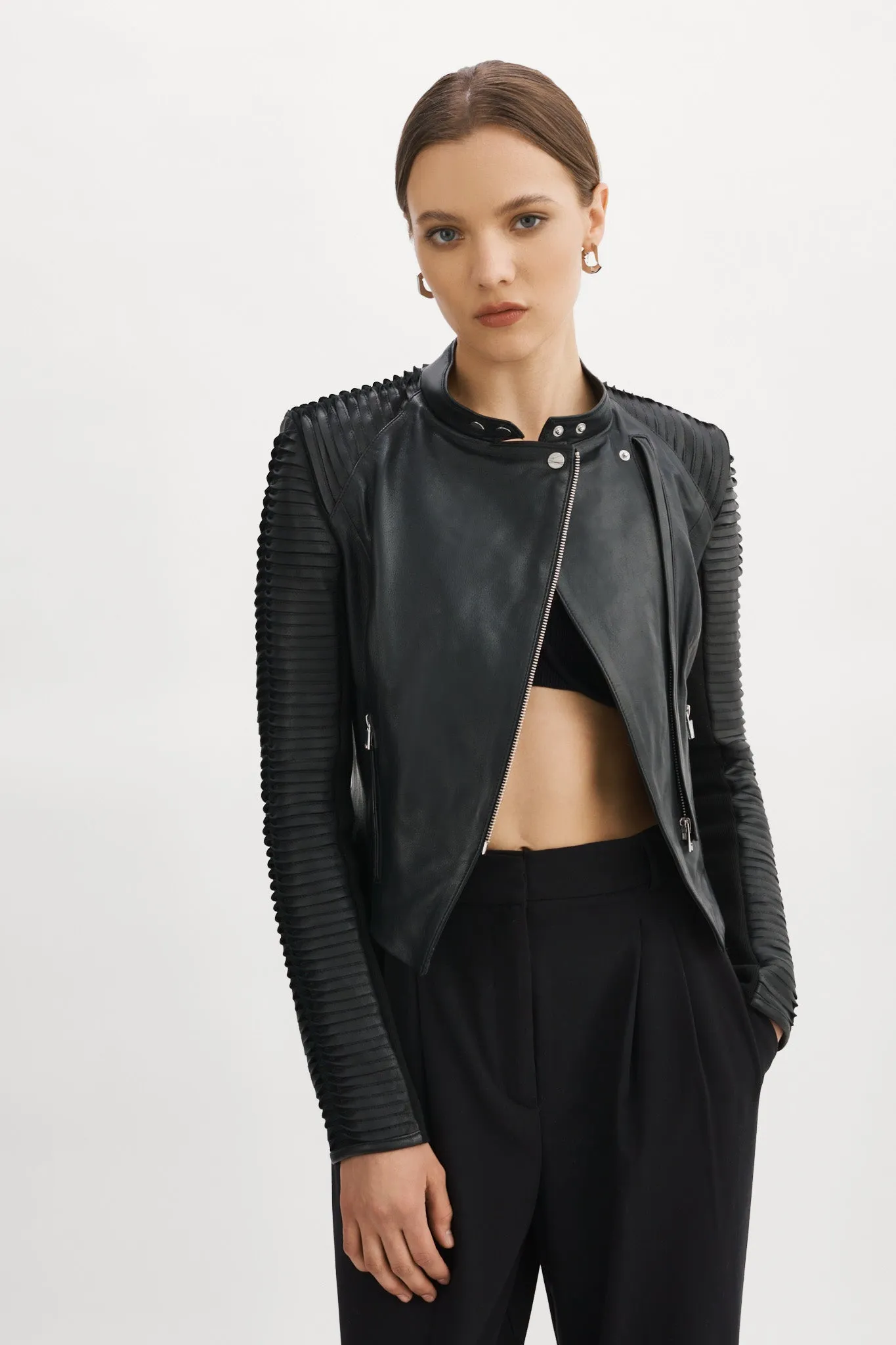 AZRA | Leather Jacket sold by LAMARQUE